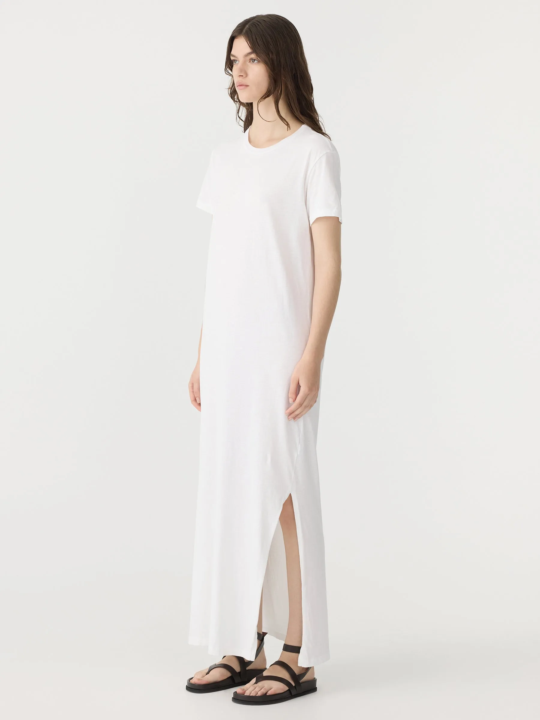 Longerline T-Shirt Dress sold by Bassike product image thumbnail 2