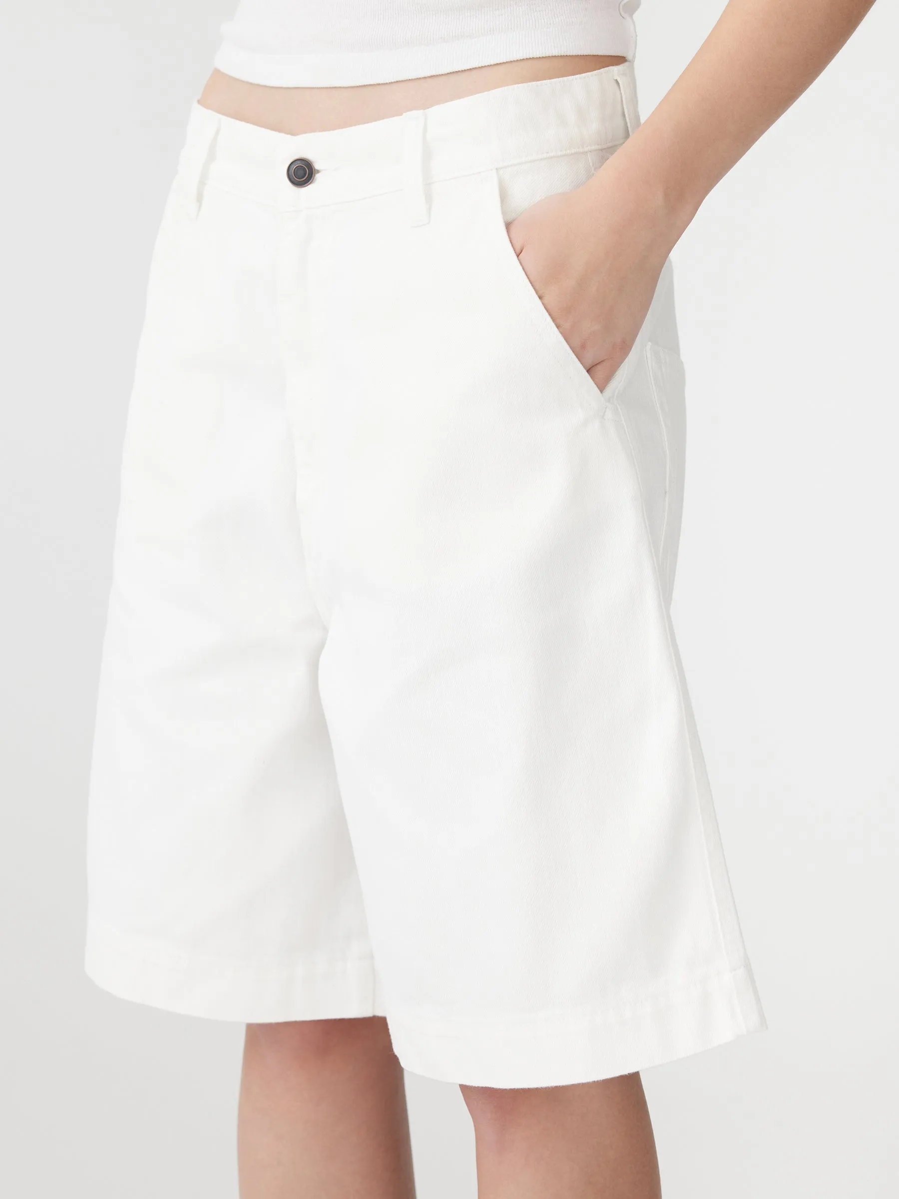 Denim Bermuda Short sold by Bassike product image thumbnail 3