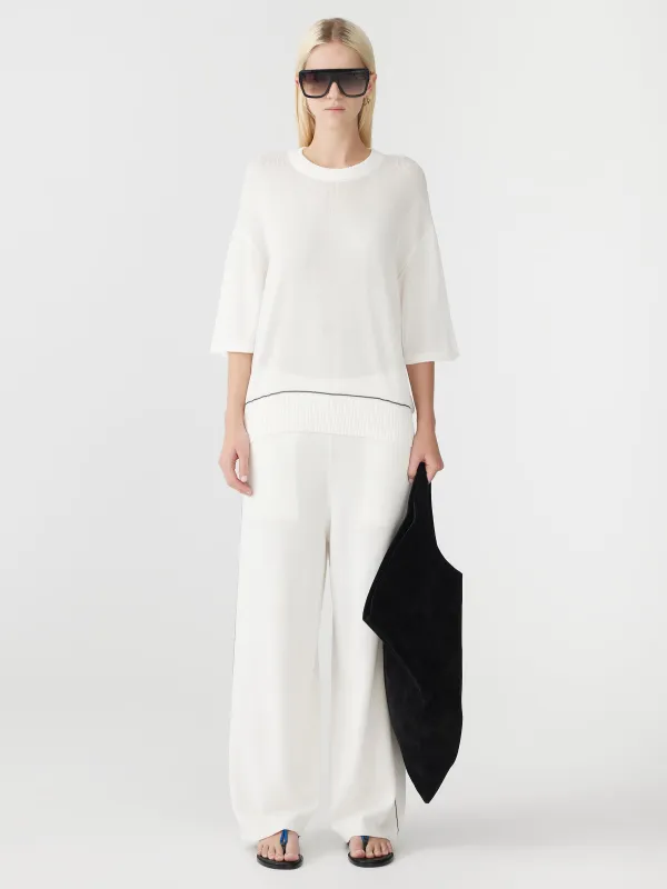 High Twist Cotton Short Sleeve Knit sold by Bassike