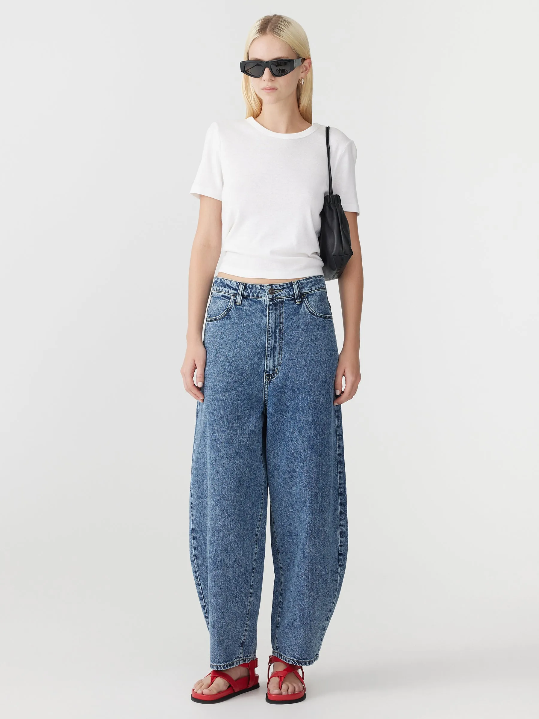 Barrel Leg Jean sold by Bassike