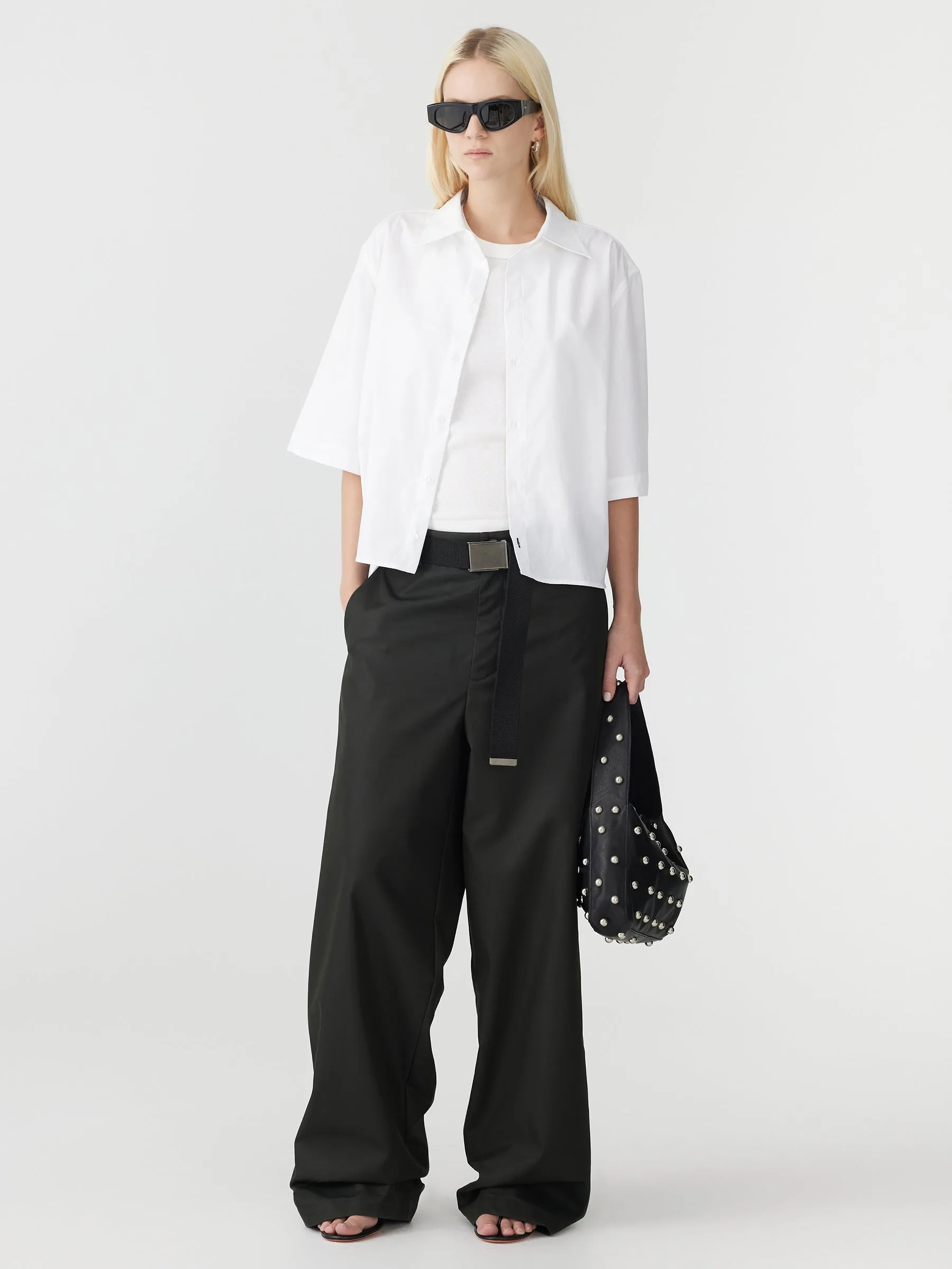 Organic Cotton Short Sleeve Shirt sold by Bassike