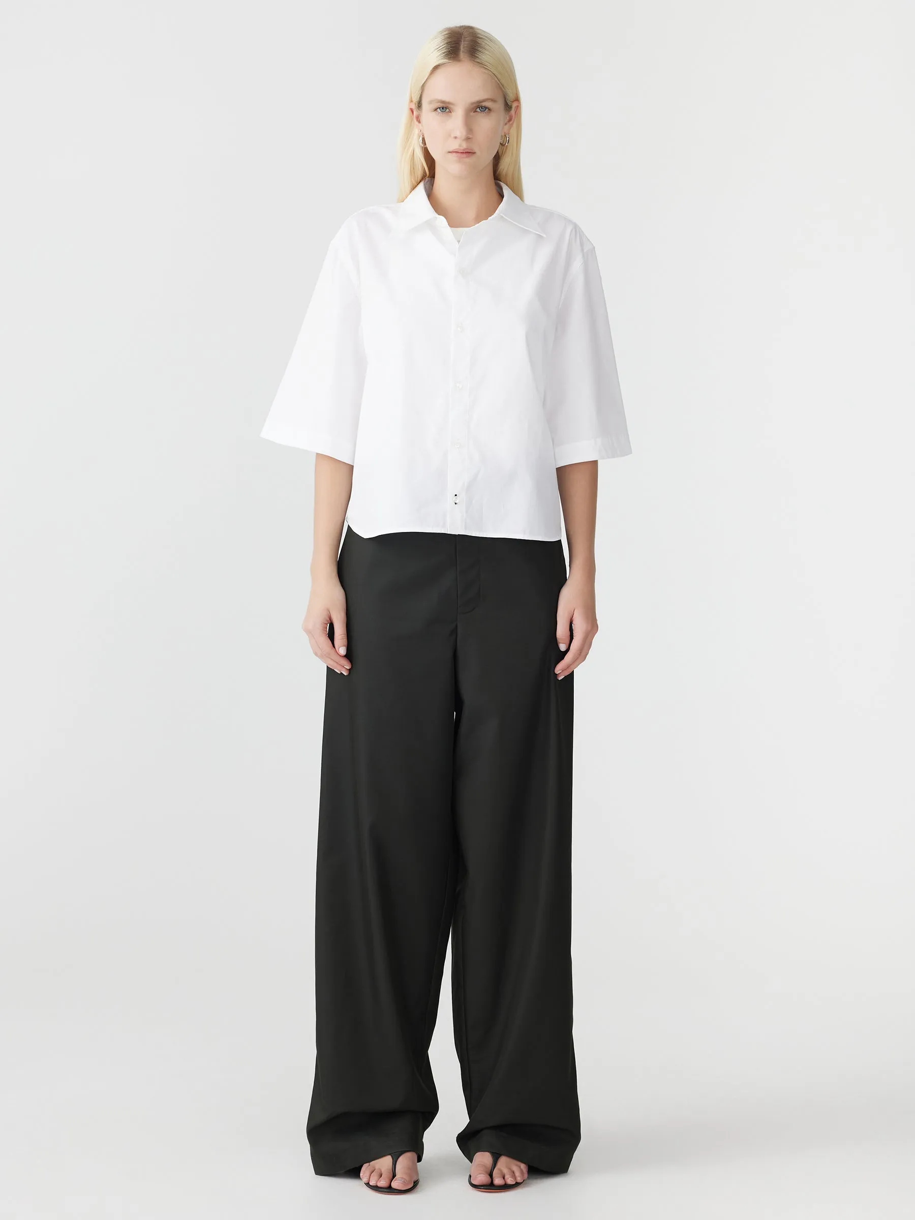 Organic Cotton Short Sleeve Shirt sold by Bassike product image thumbnail 4