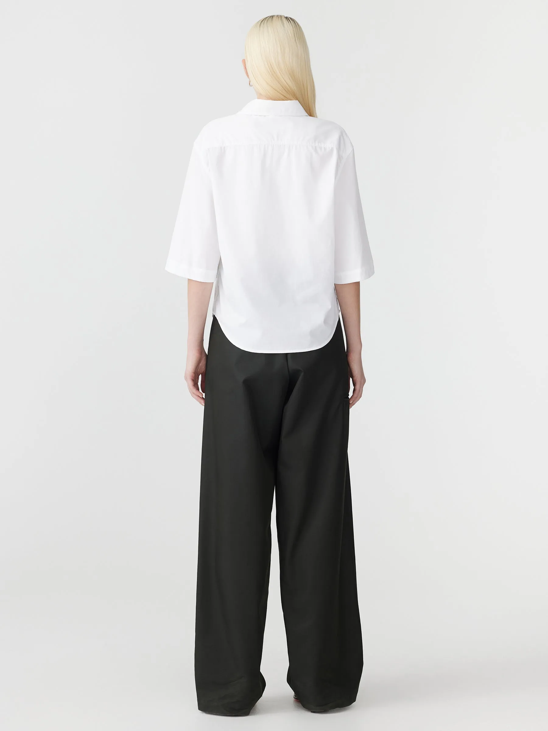 Organic Cotton Short Sleeve Shirt sold by Bassike product image thumbnail 5