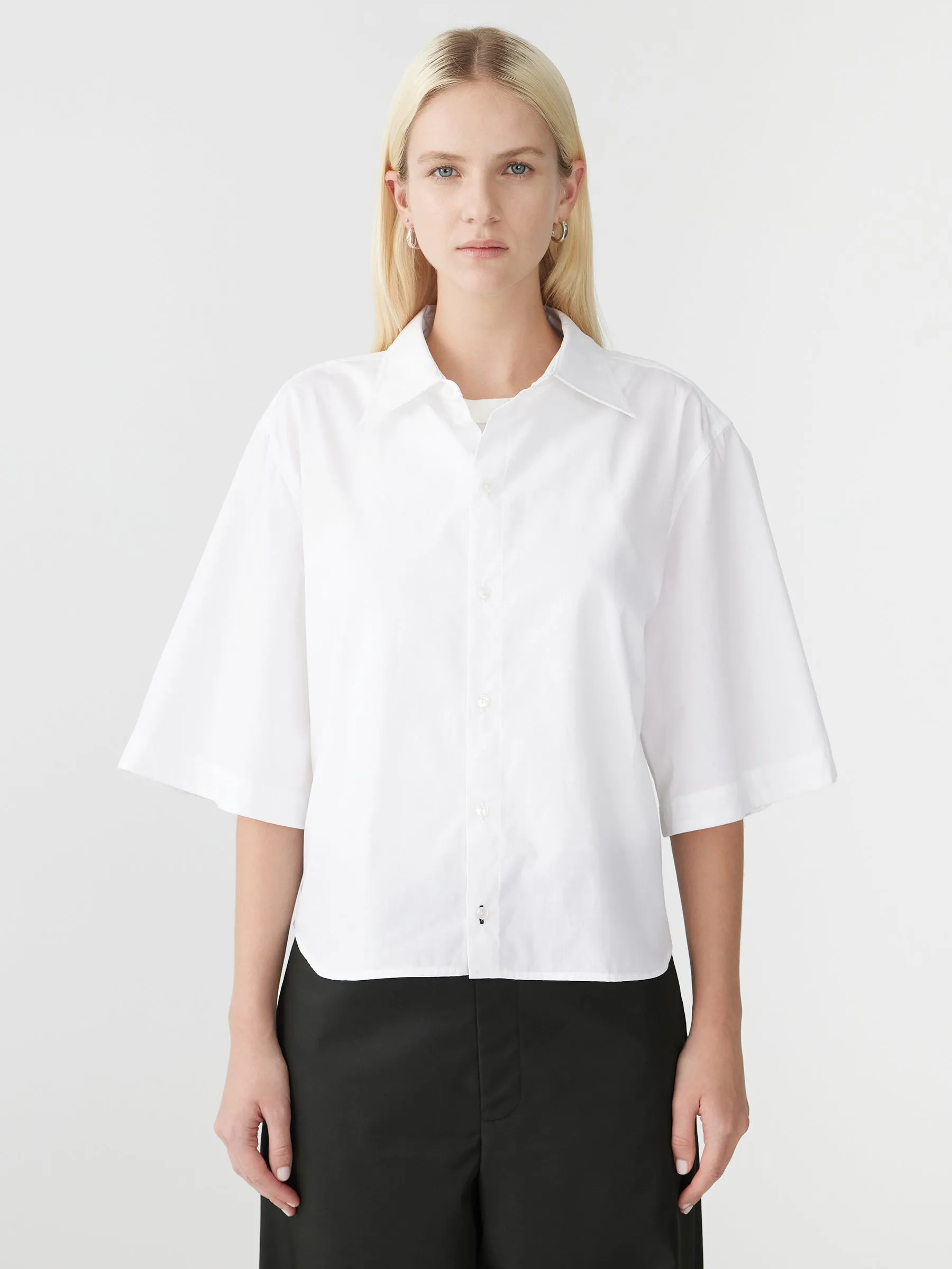 Organic Cotton Short Sleeve Shirt sold by Bassike product image thumbnail 2