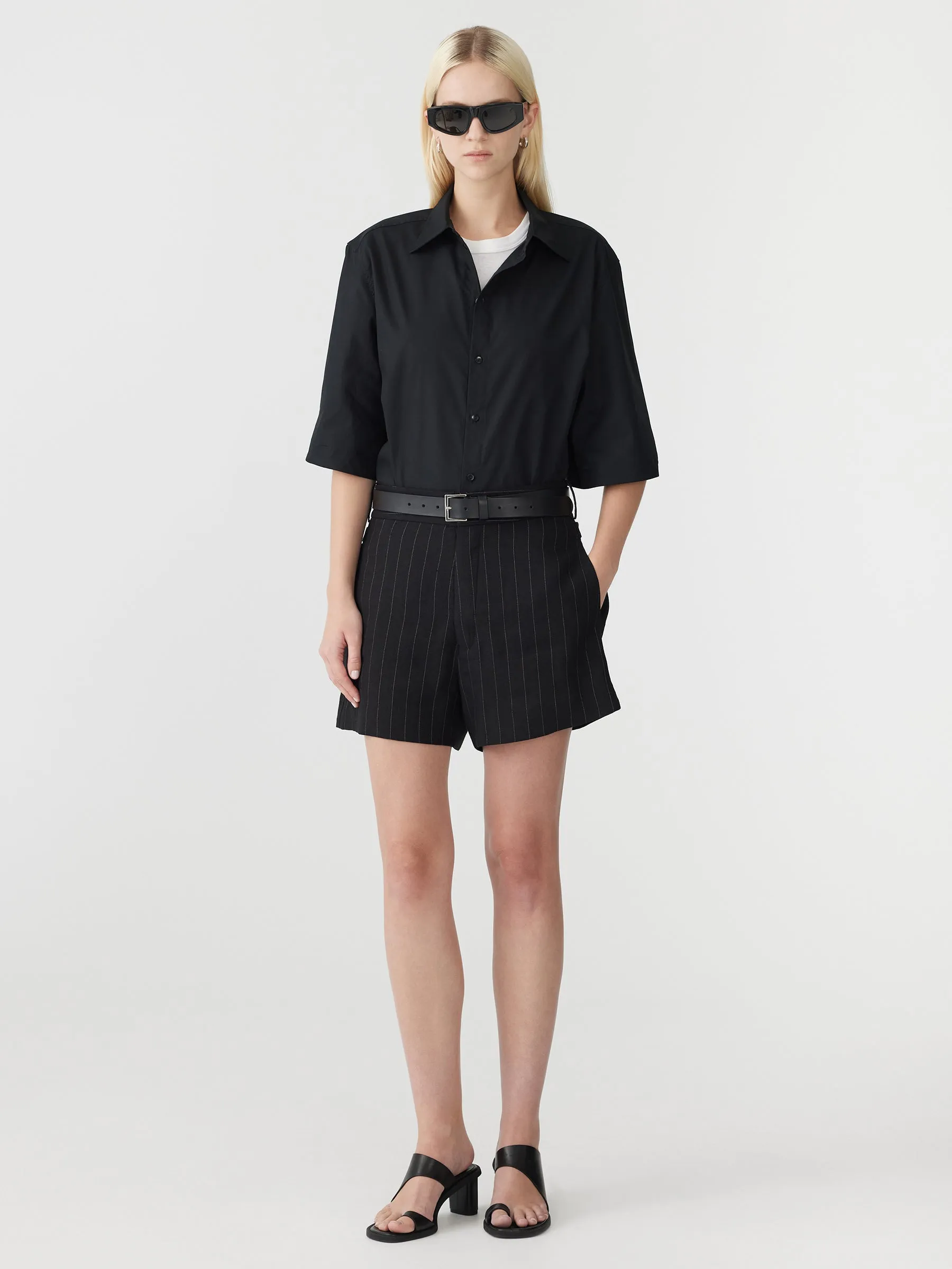 Organic Cotton Short Sleeve Shirt sold by Bassike product image thumbnail 4