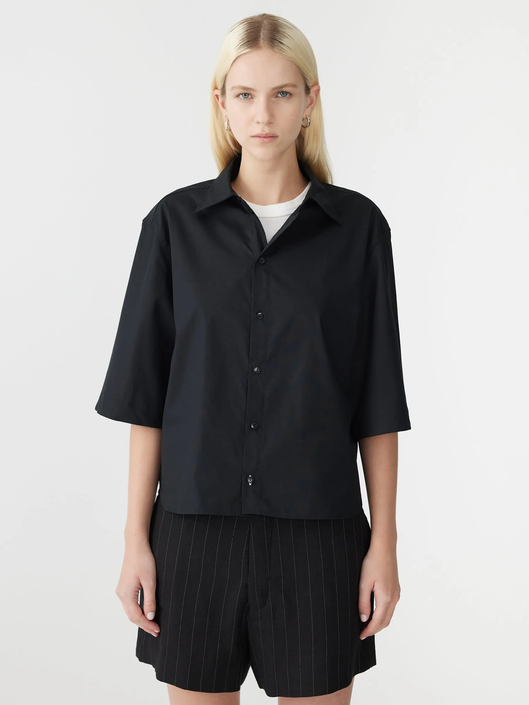 Organic Cotton Short Sleeve Shirt sold by Bassike product image thumbnail 2