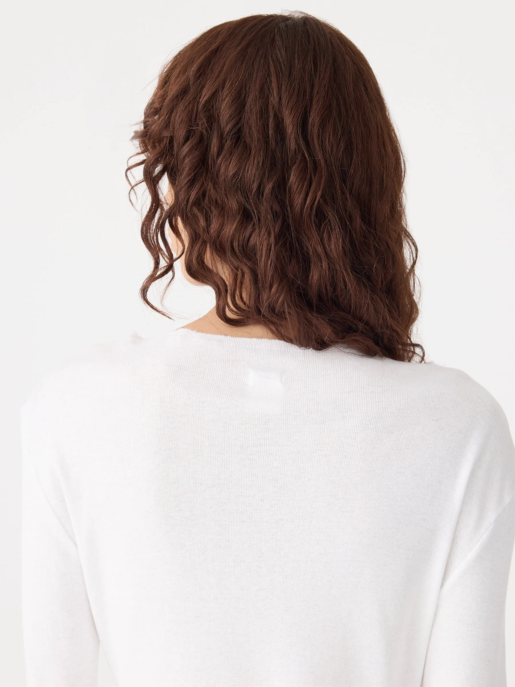 Front Seam Rib Long Sleeve T-Shirt sold by Bassike product image thumbnail 5