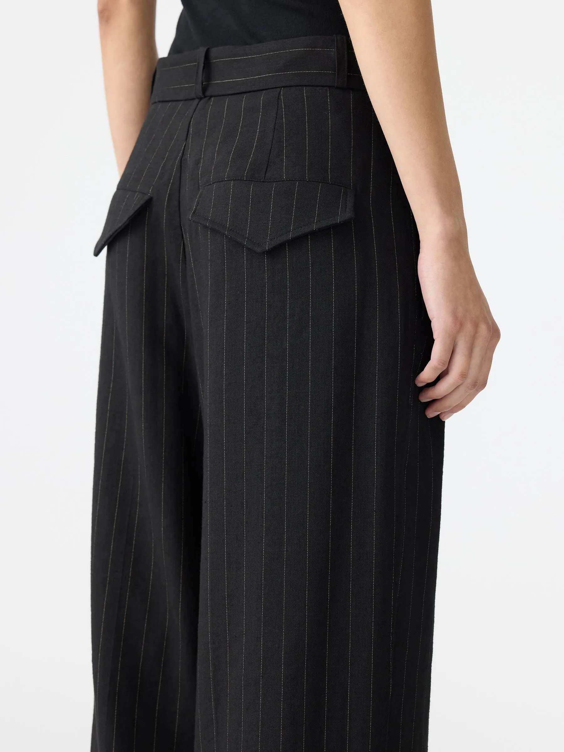 Linen Viscose Tailored Pant sold by Bassike product image thumbnail 5