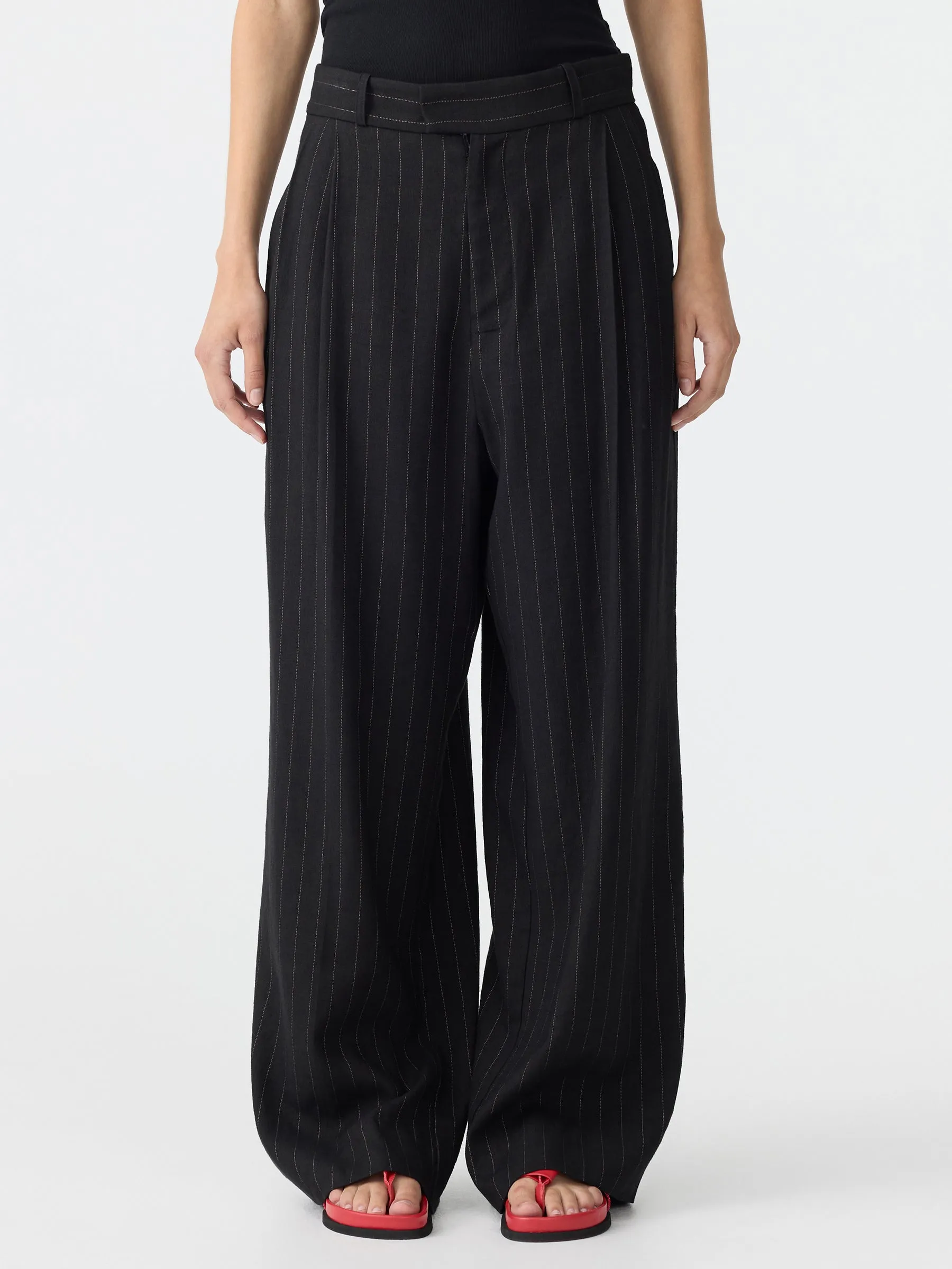 Linen Viscose Tailored Pant sold by Bassike product image thumbnail 2