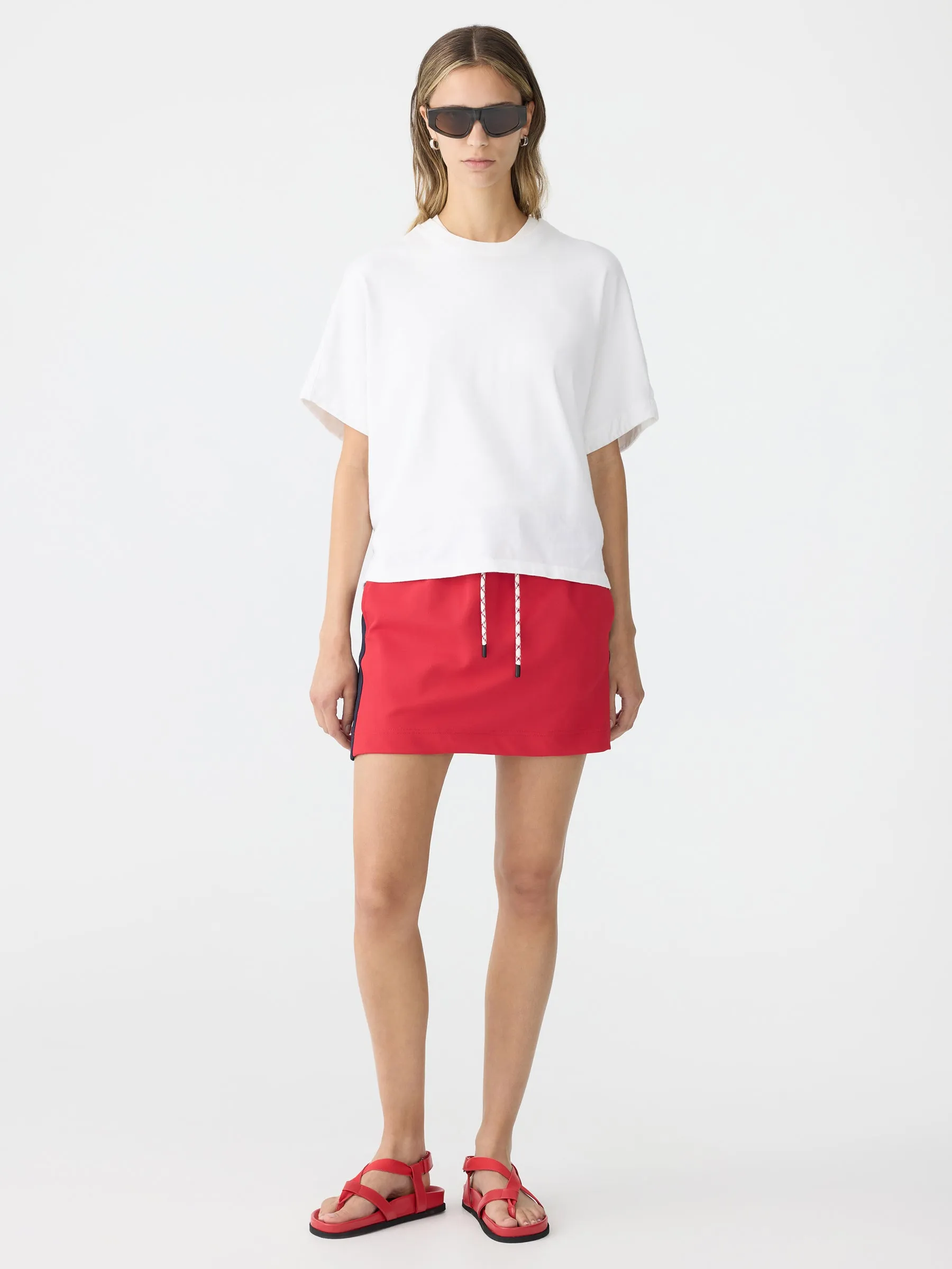 Stretch Twill Mini Skirt sold by Bassike