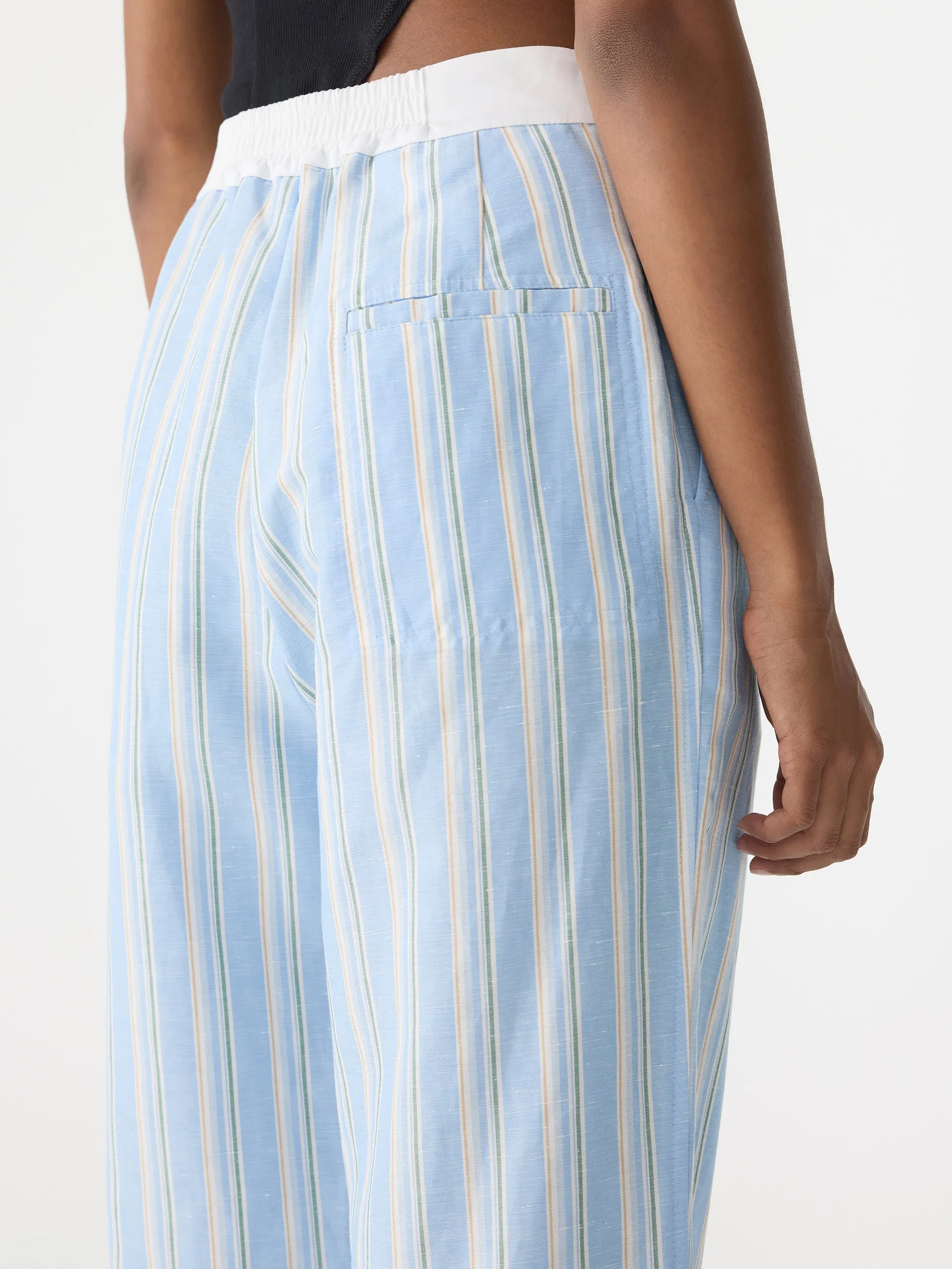 Reverse Stripe Summer Pant sold by Bassike product image thumbnail 4