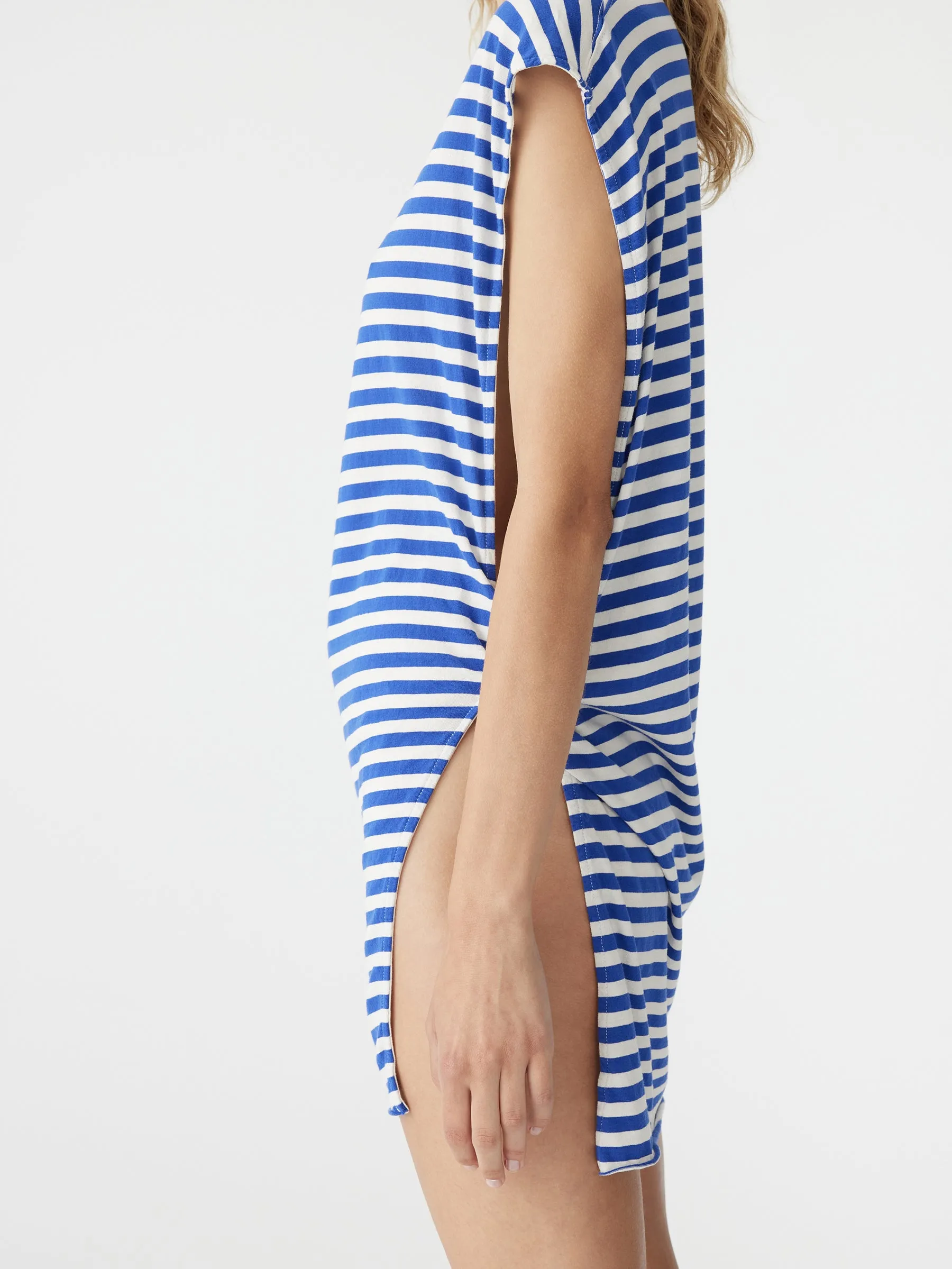 Stripe Twist Detail Mini Dress sold by Bassike product image thumbnail 5