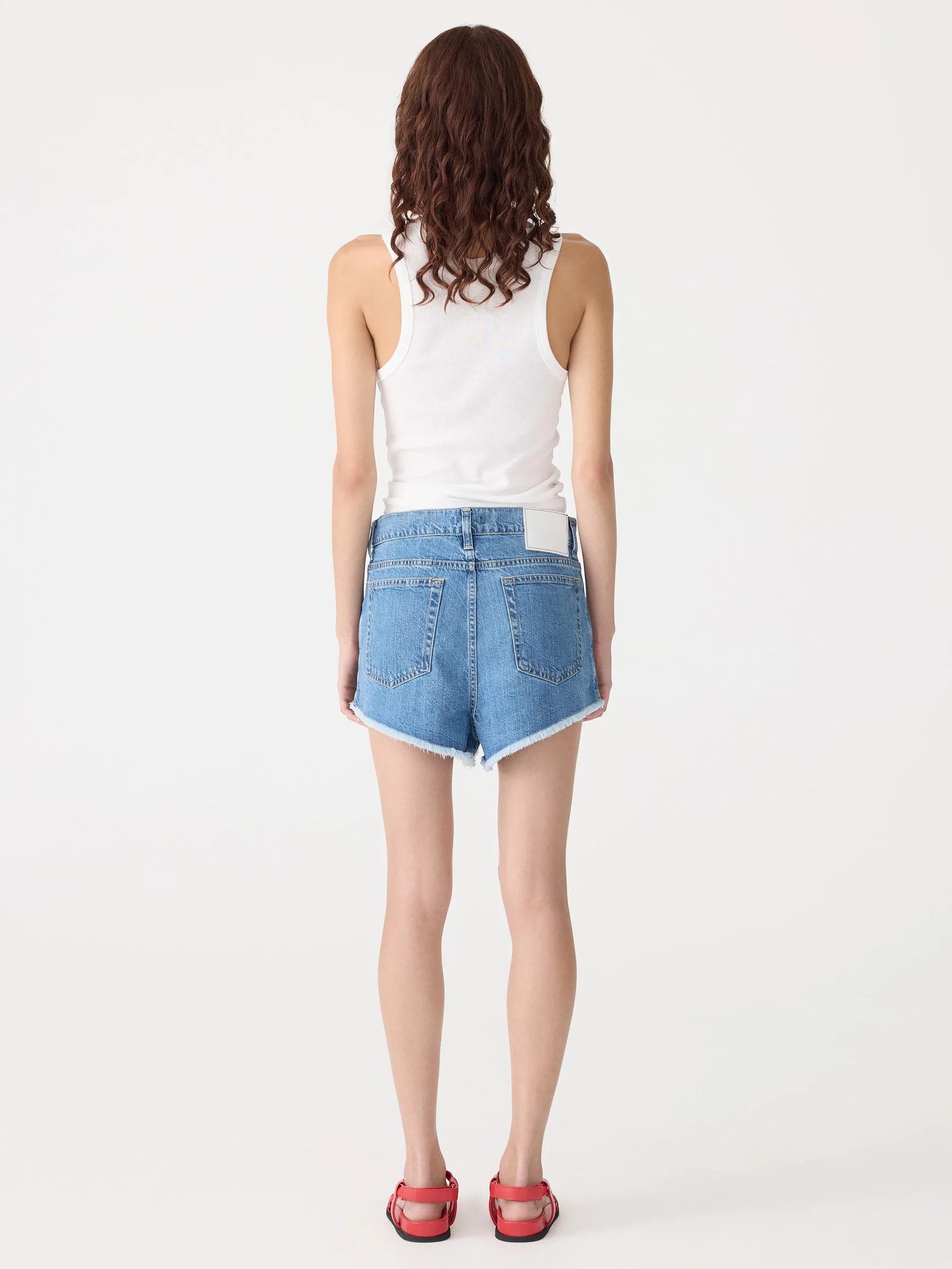 Cut Off Denim Short sold by Bassike product image thumbnail 5