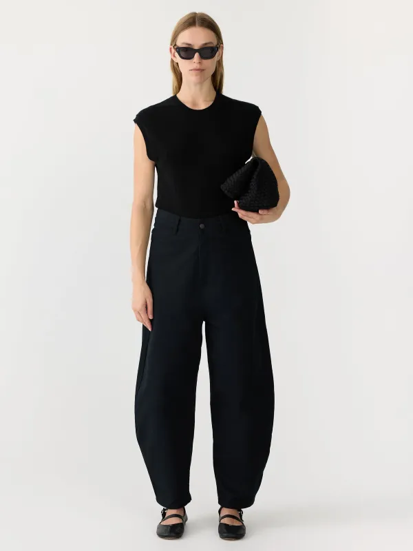 Cotton Twill Barrel Leg Pant sold by Bassike