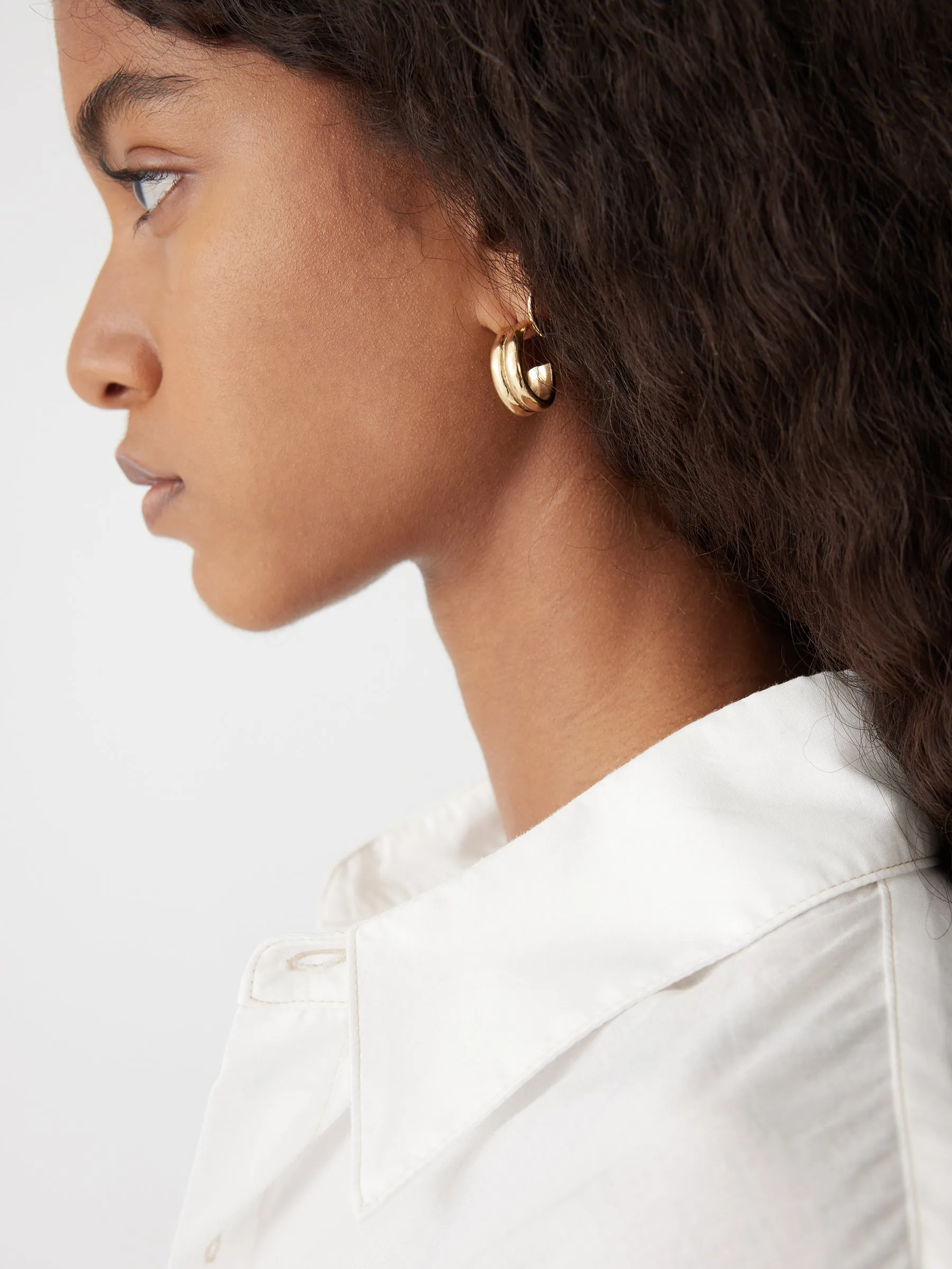 Released From Love Mini Double Hoop sold by Bassike product image thumbnail 2