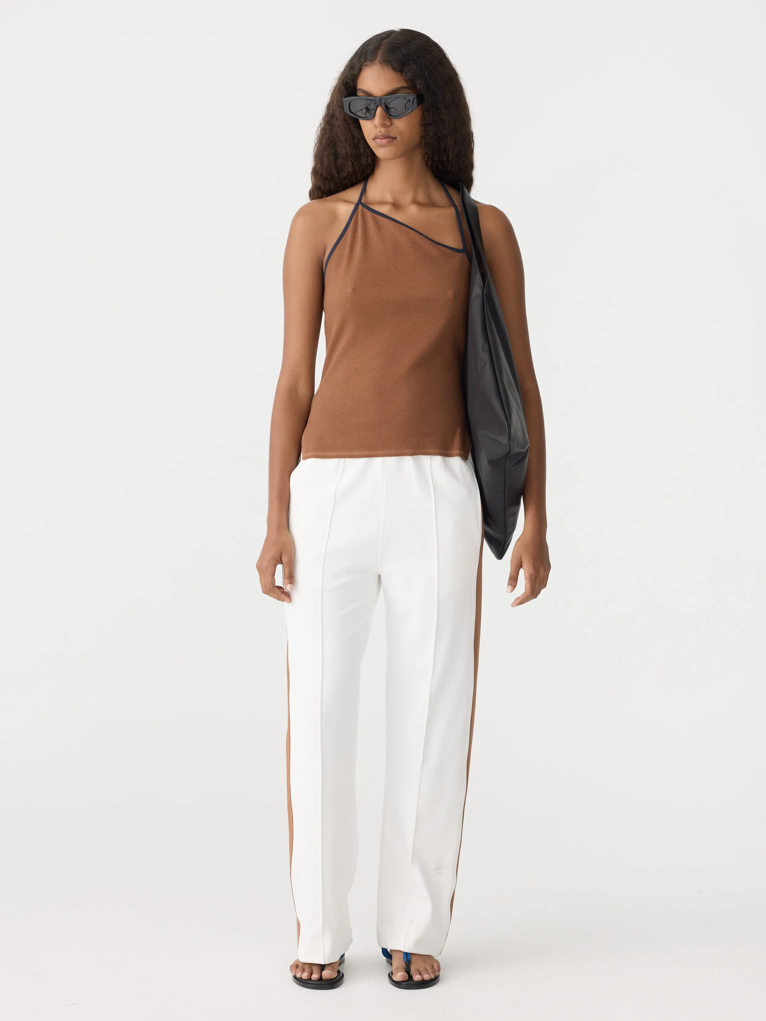 Twill Stripe Detail Pant sold by Bassike