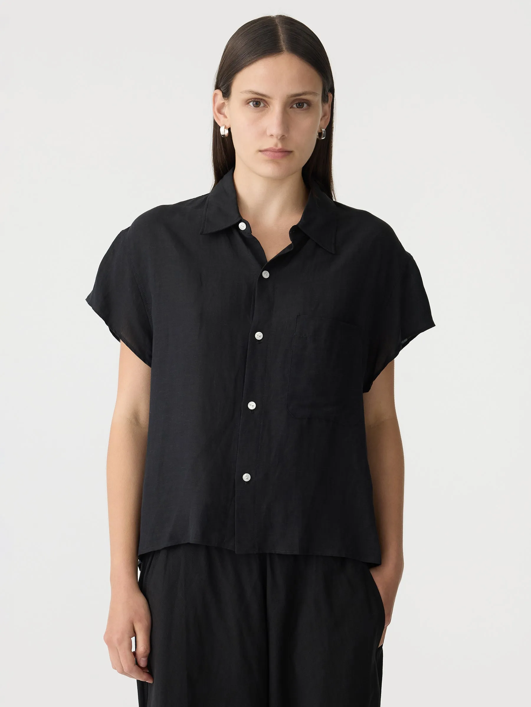 Slouch Cut Out Shirt sold by Bassike product image thumbnail 2