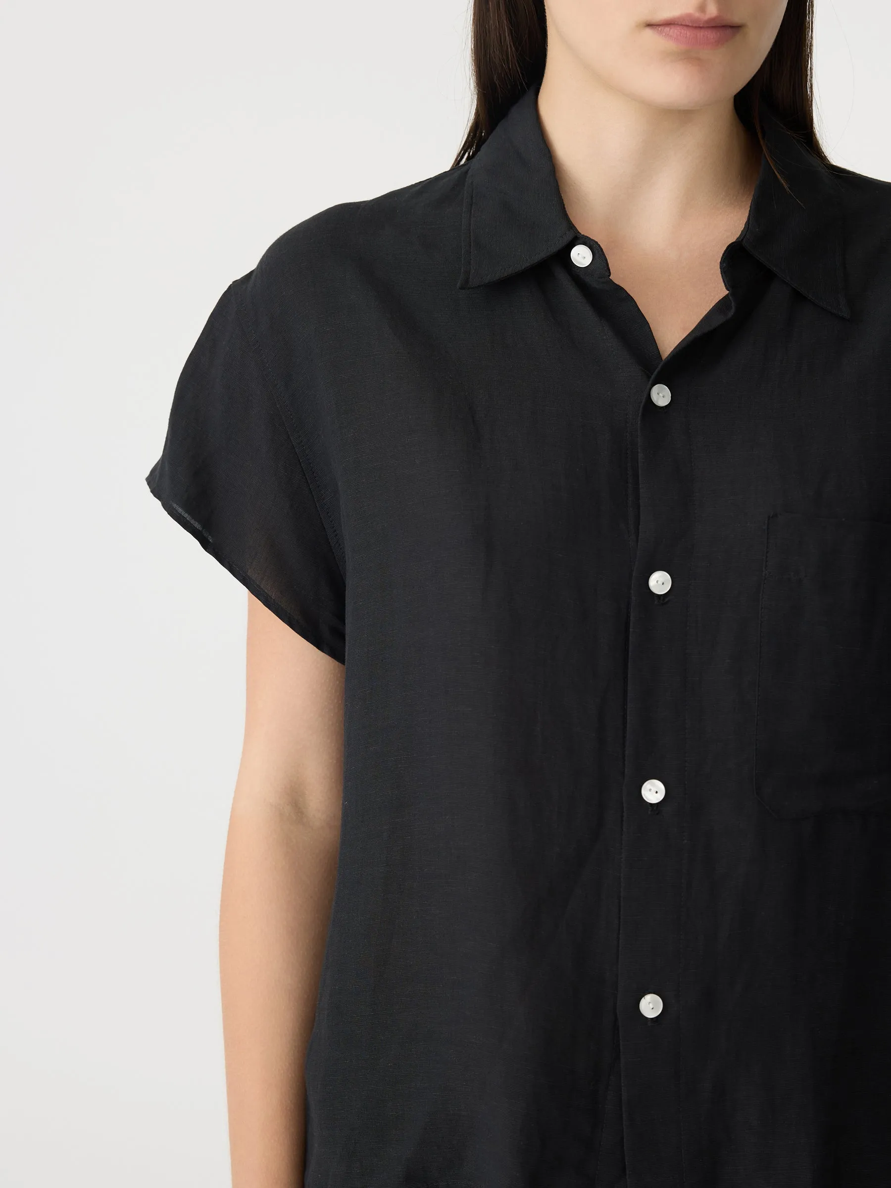 Slouch Cut Out Shirt sold by Bassike product image thumbnail 5