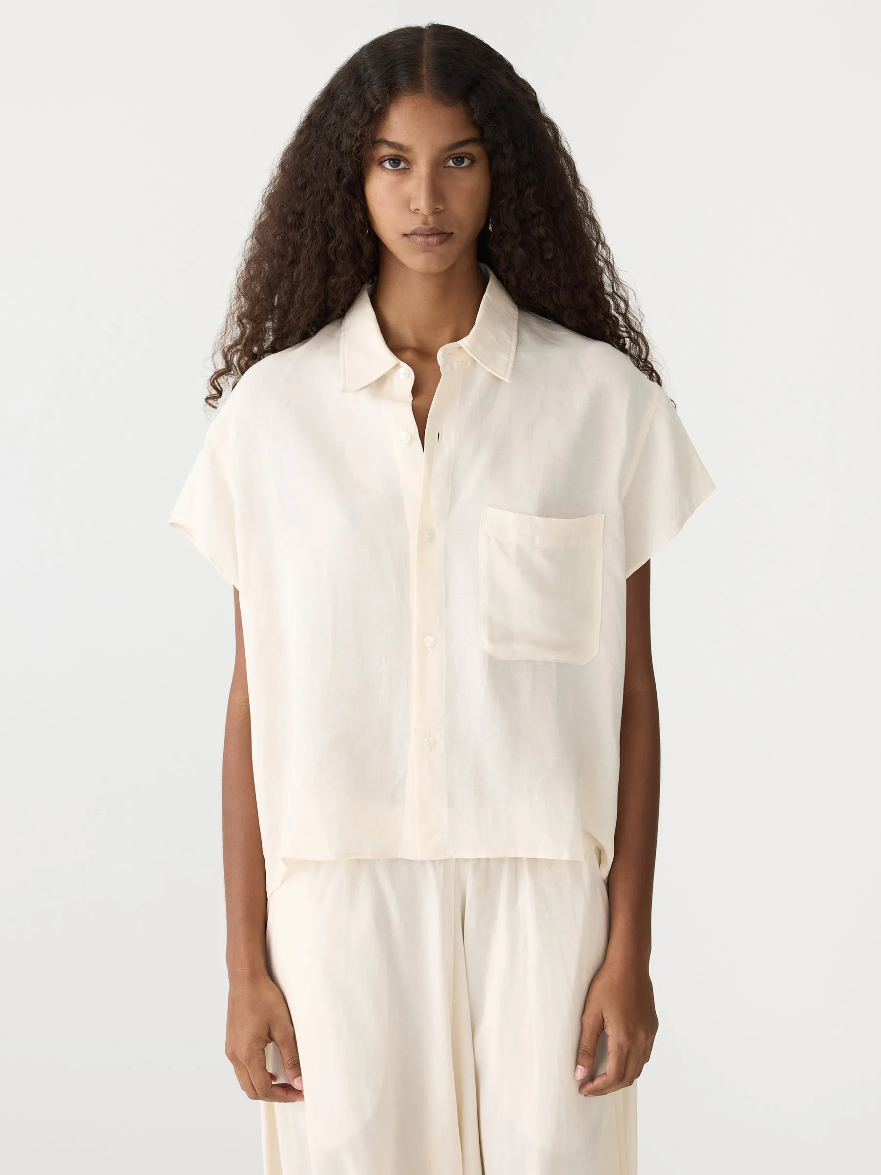 Slouch Cut Out Shirt sold by Bassike product image thumbnail 2