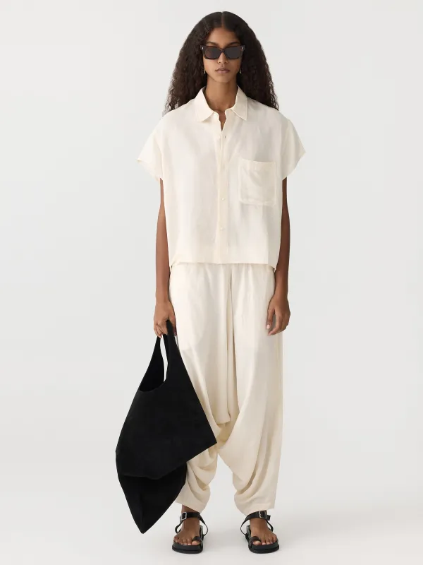 Slouch Cut Out Shirt sold by Bassike