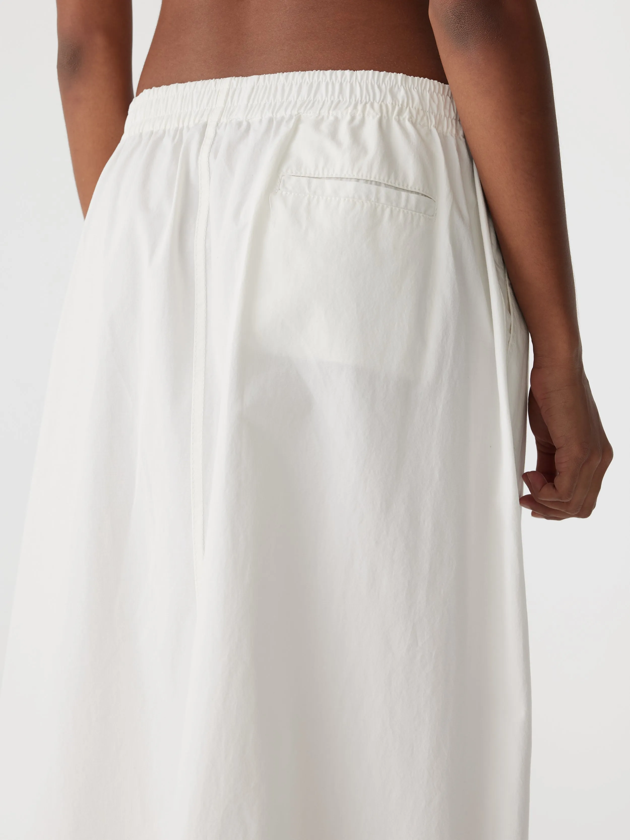 Crushed Cotton Maxi Skirt sold by Bassike product image thumbnail 4