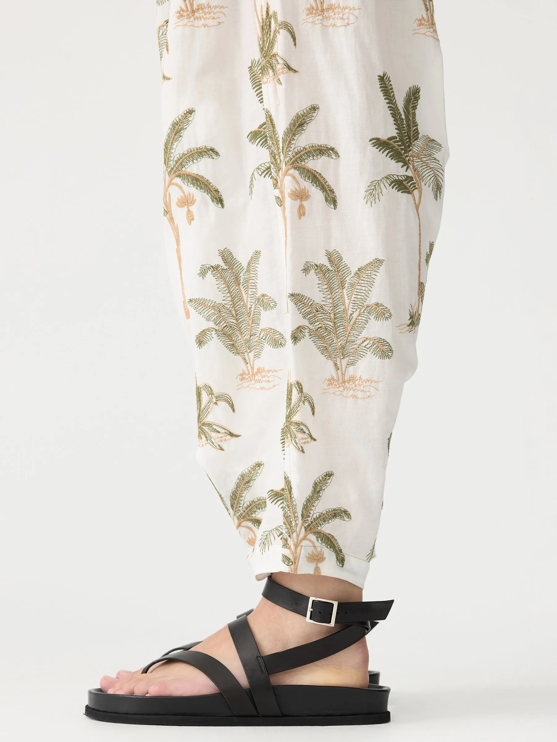 Oversized Palm Slouch Pant sold by Bassike product image thumbnail 5