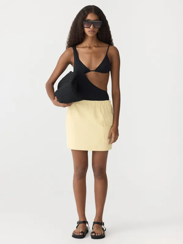 Drawstring Pocket Mini Skirt sold by Bassike