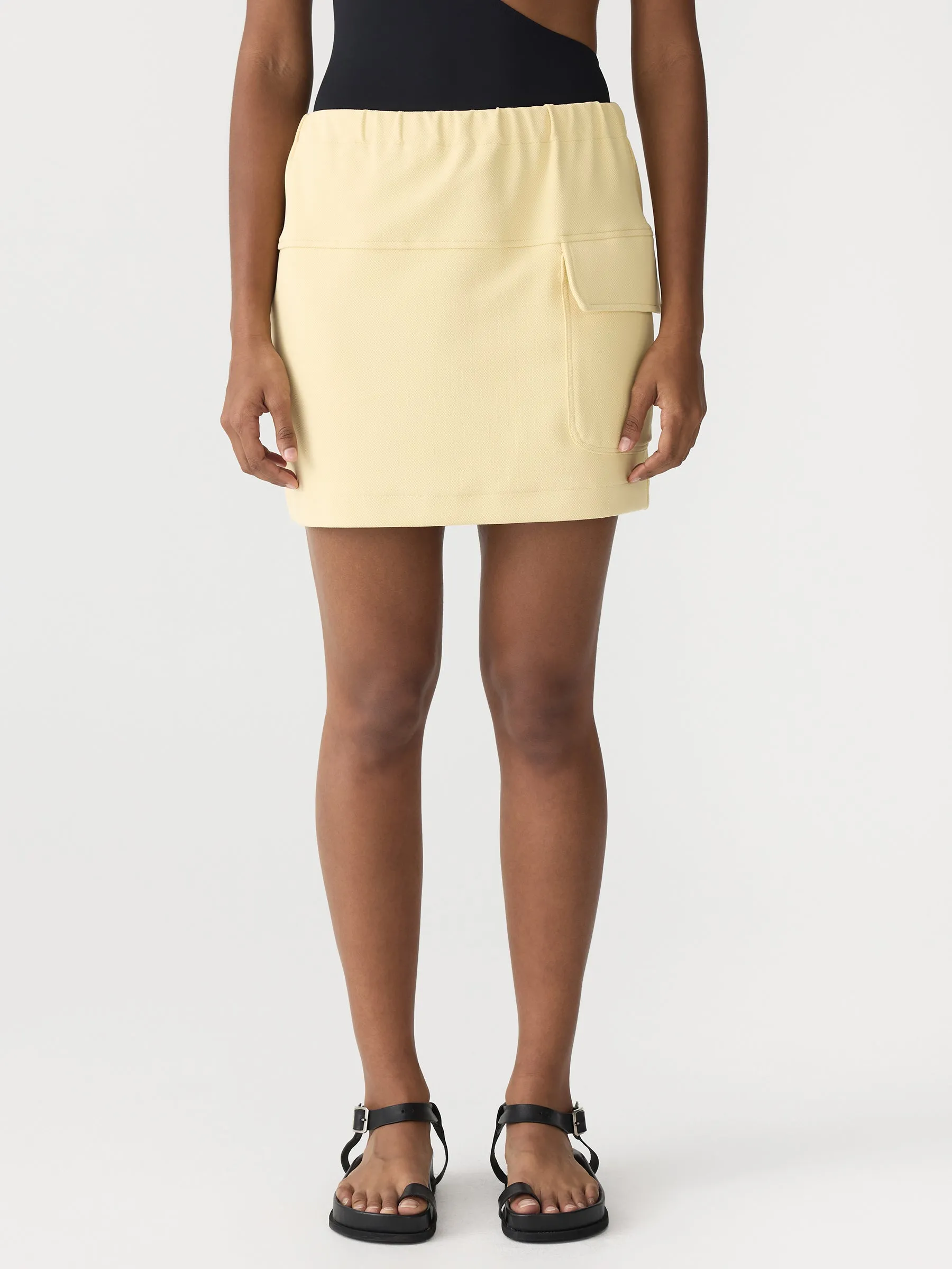 Drawstring Pocket Mini Skirt sold by Bassike product image thumbnail 2