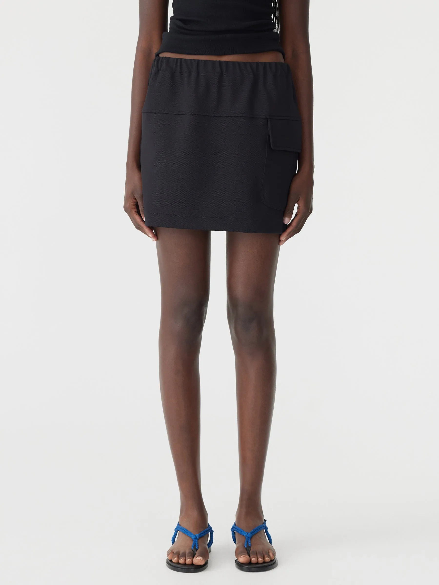 Drawstring Pocket Mini Skirt sold by Bassike product image thumbnail 2