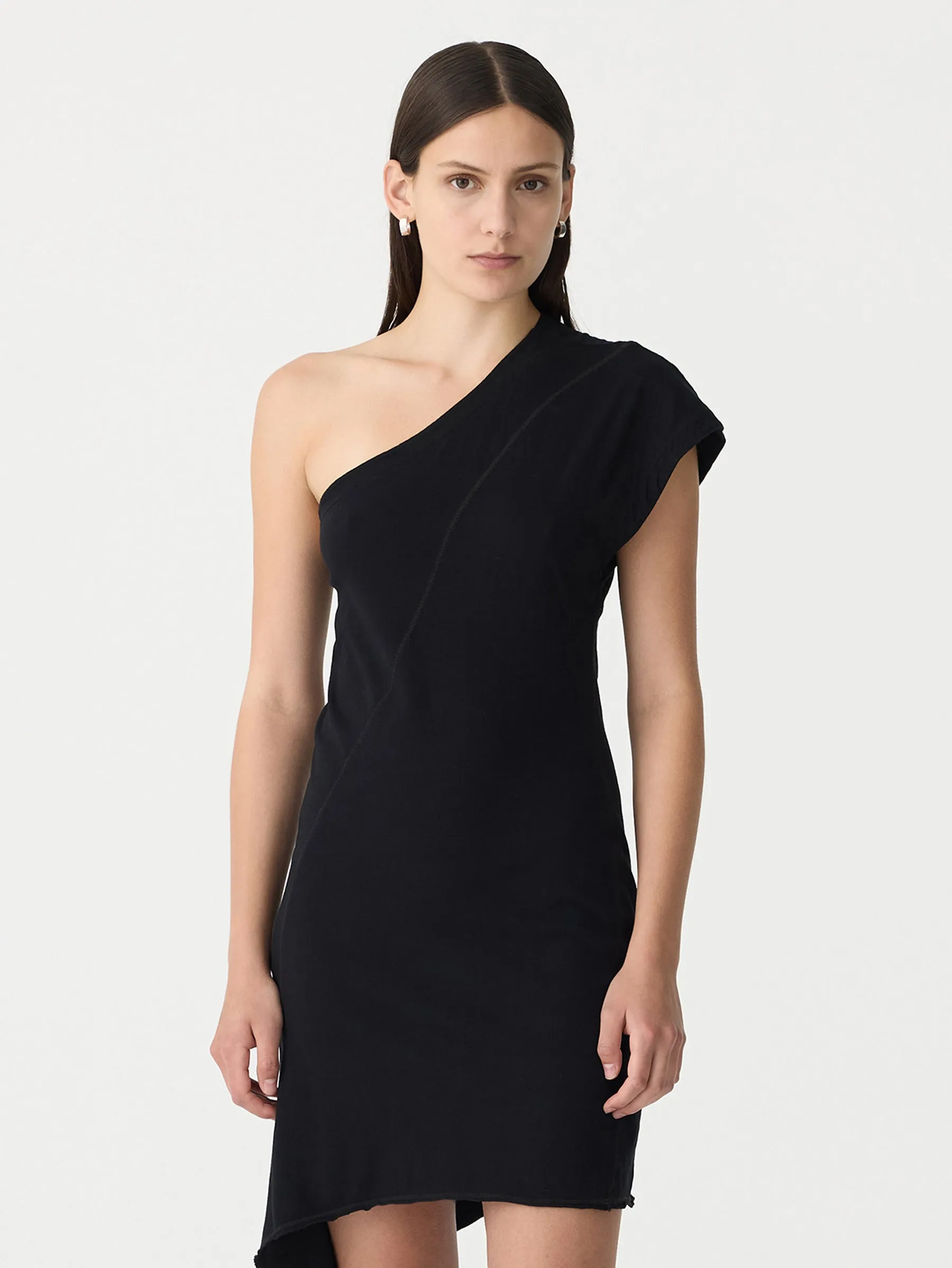 Mini Panelled One Shoulder Dress sold by Bassike product image thumbnail 3