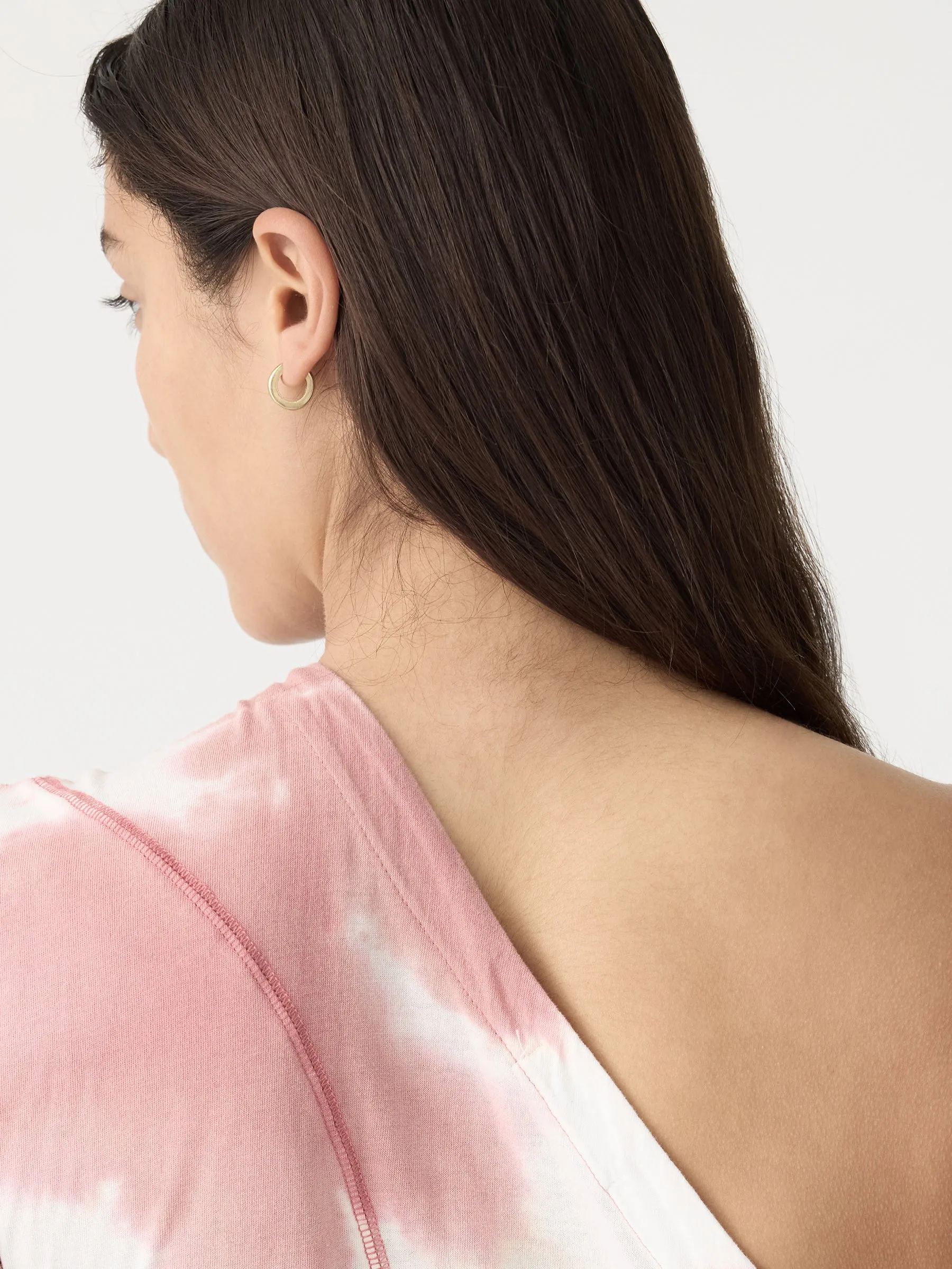 Pink Burst Mini One Shoulder Dress sold by Bassike product image thumbnail 4