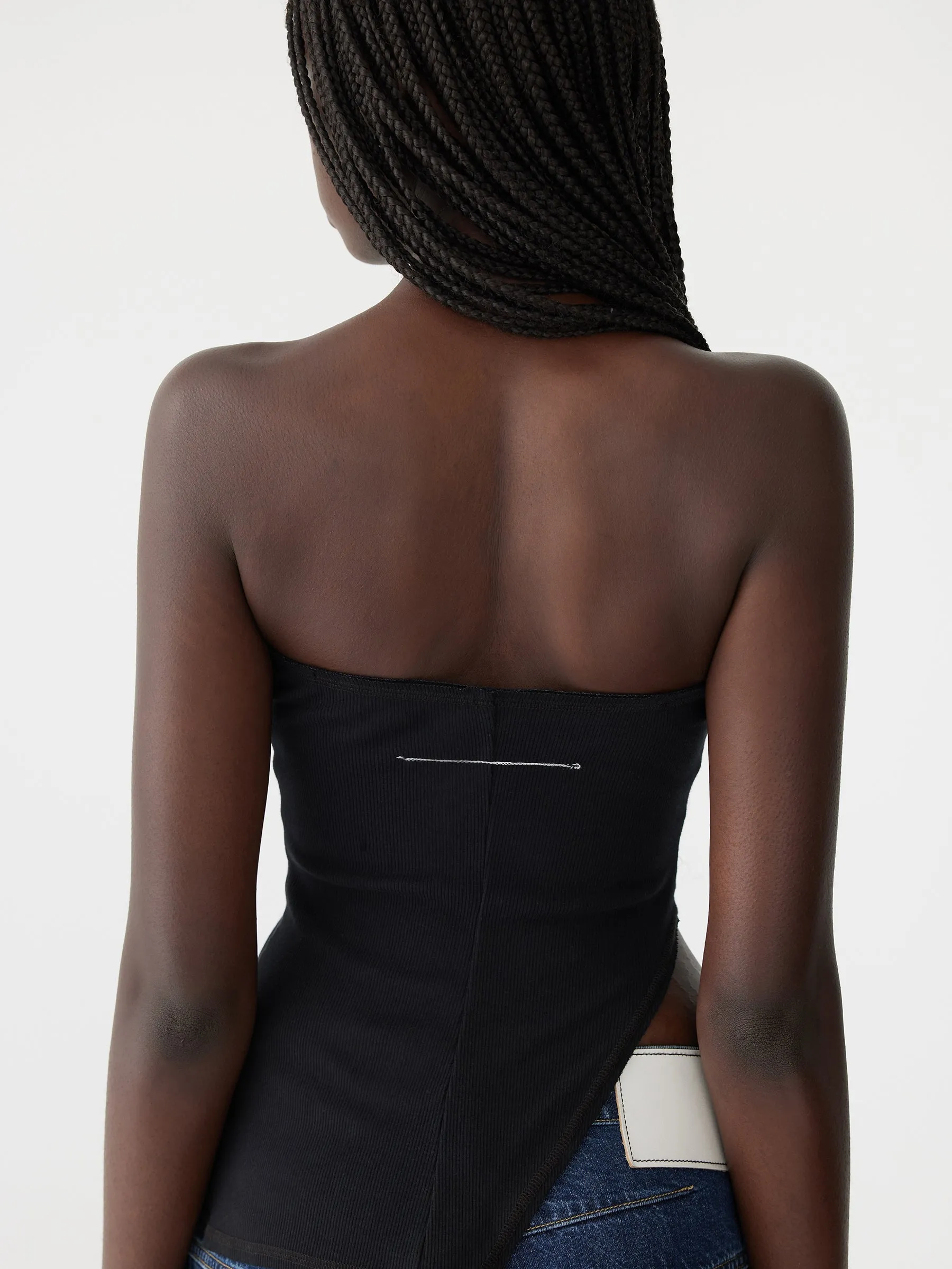 High Split Tubular Tank sold by Bassike product image thumbnail 5