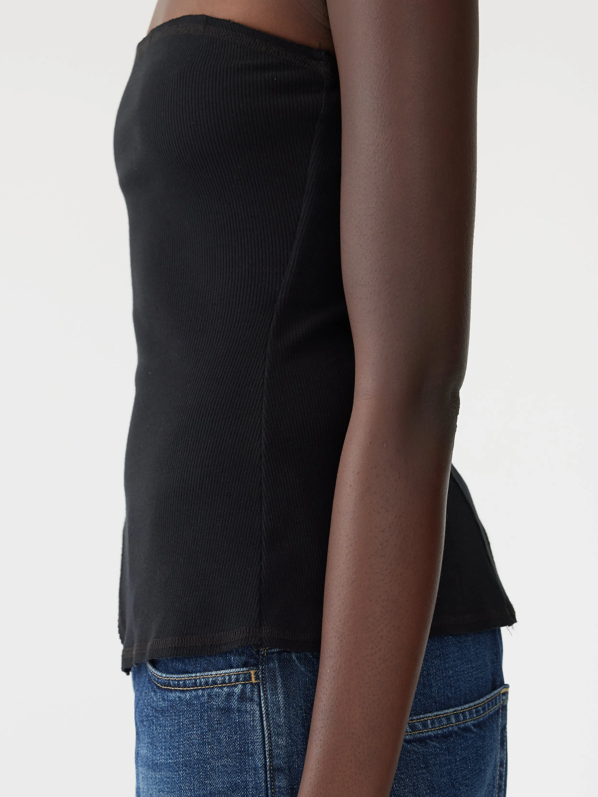 High Split Tubular Tank sold by Bassike product image thumbnail 4