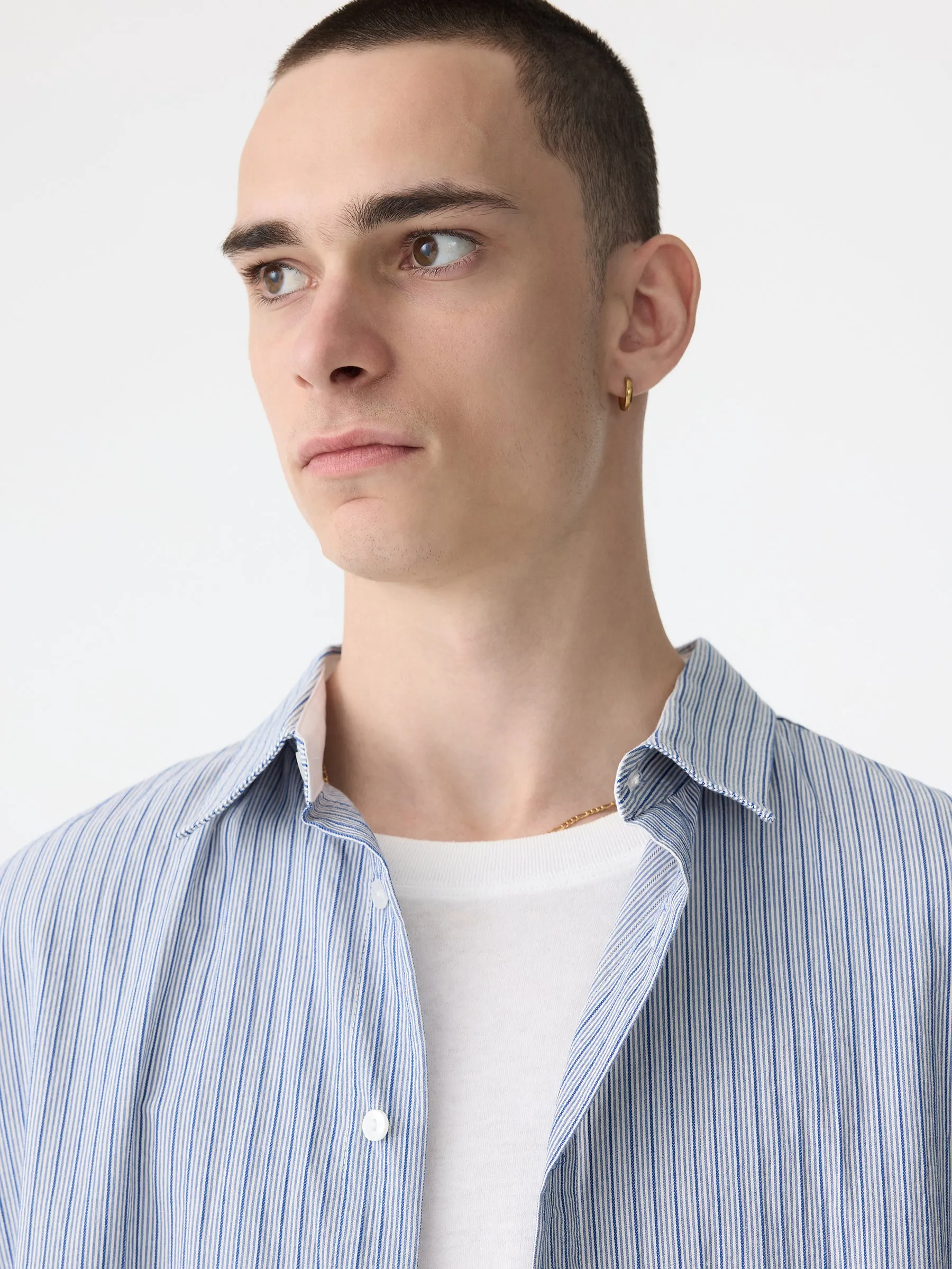 Washed Dobby Short Sleeve Shirt sold by Bassike product image thumbnail 3