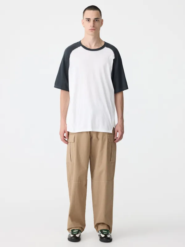 Slouch Fit Wavy T-Shirt sold by Bassike