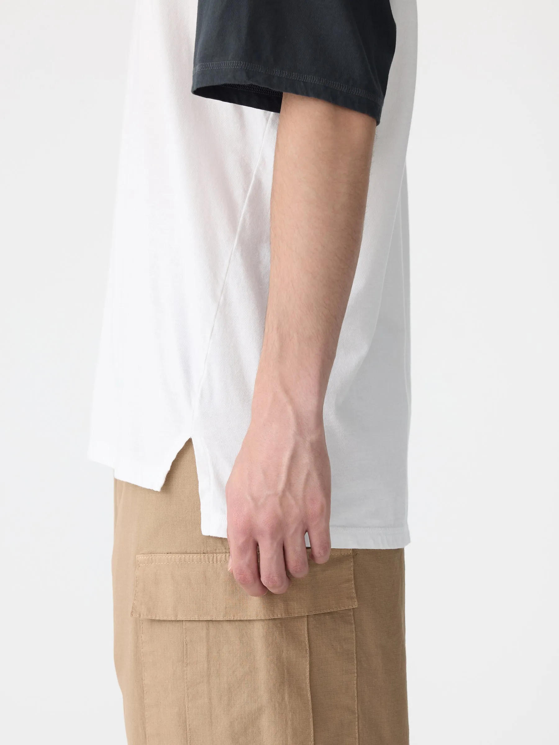 Slouch Fit Wavy T-Shirt sold by Bassike product image thumbnail 5