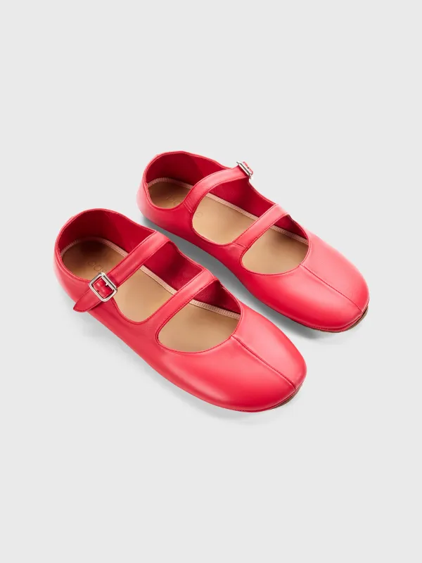 Double Strap Ballerina Flat sold by Bassike