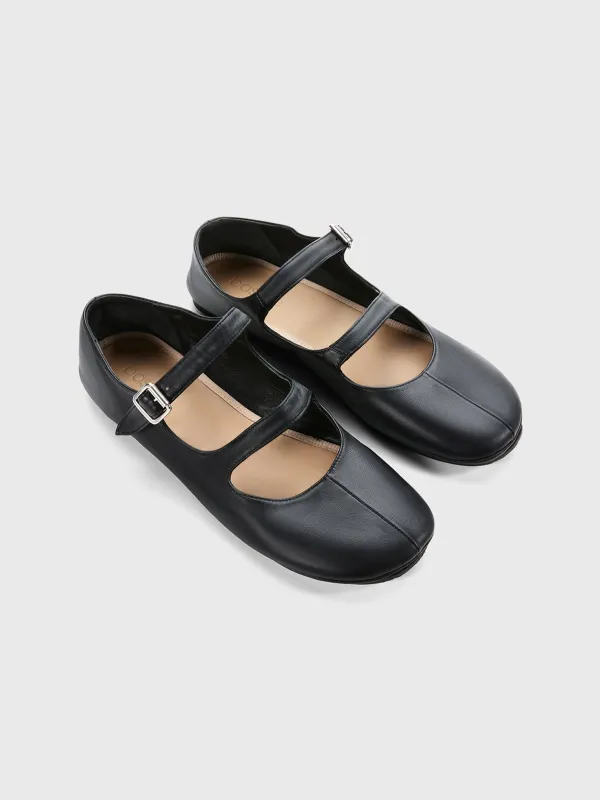 Double Strap Ballerina Flat sold by Bassike