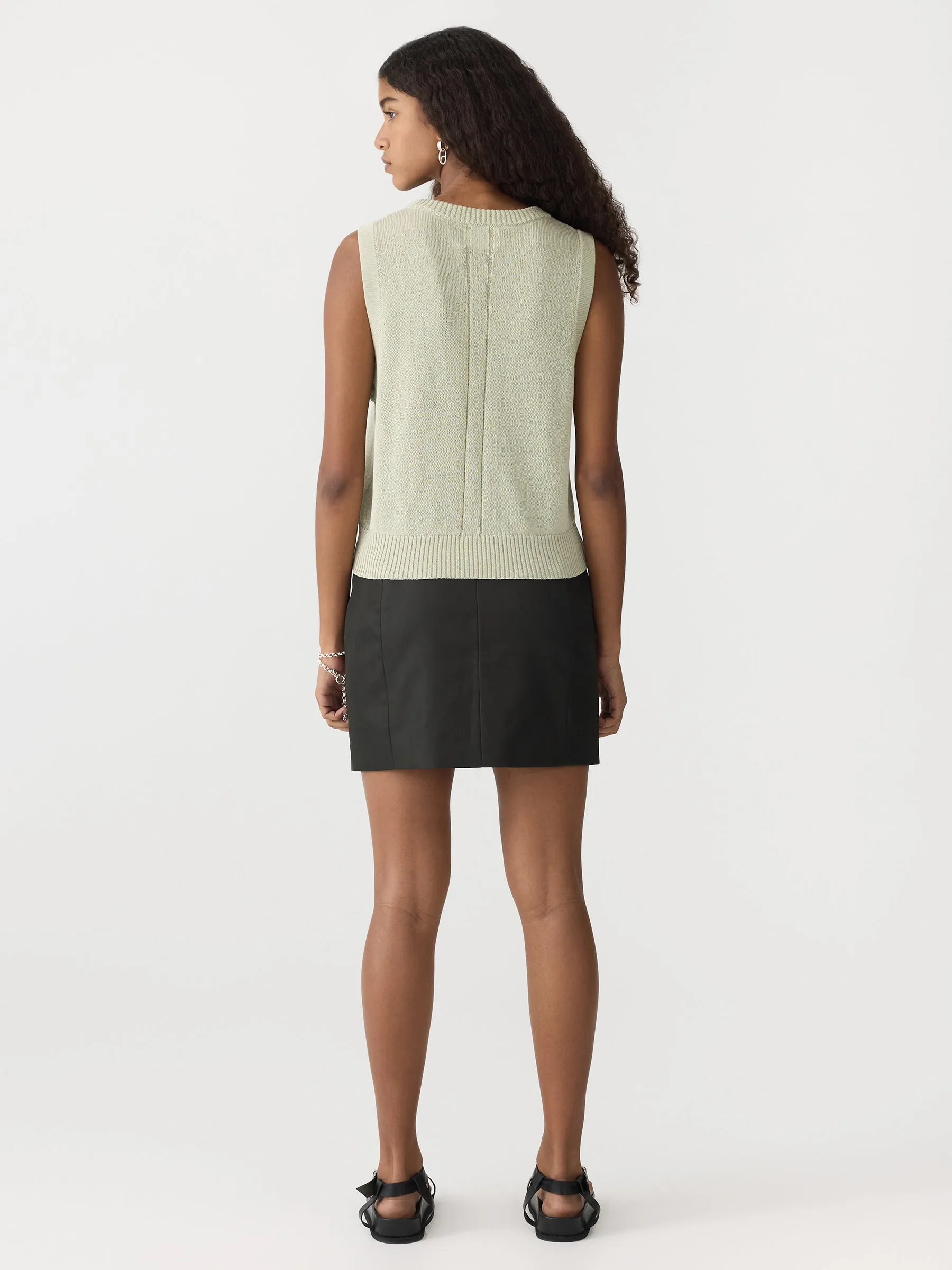 High Twist Cotton Knit Tank sold by Bassike product image thumbnail 5