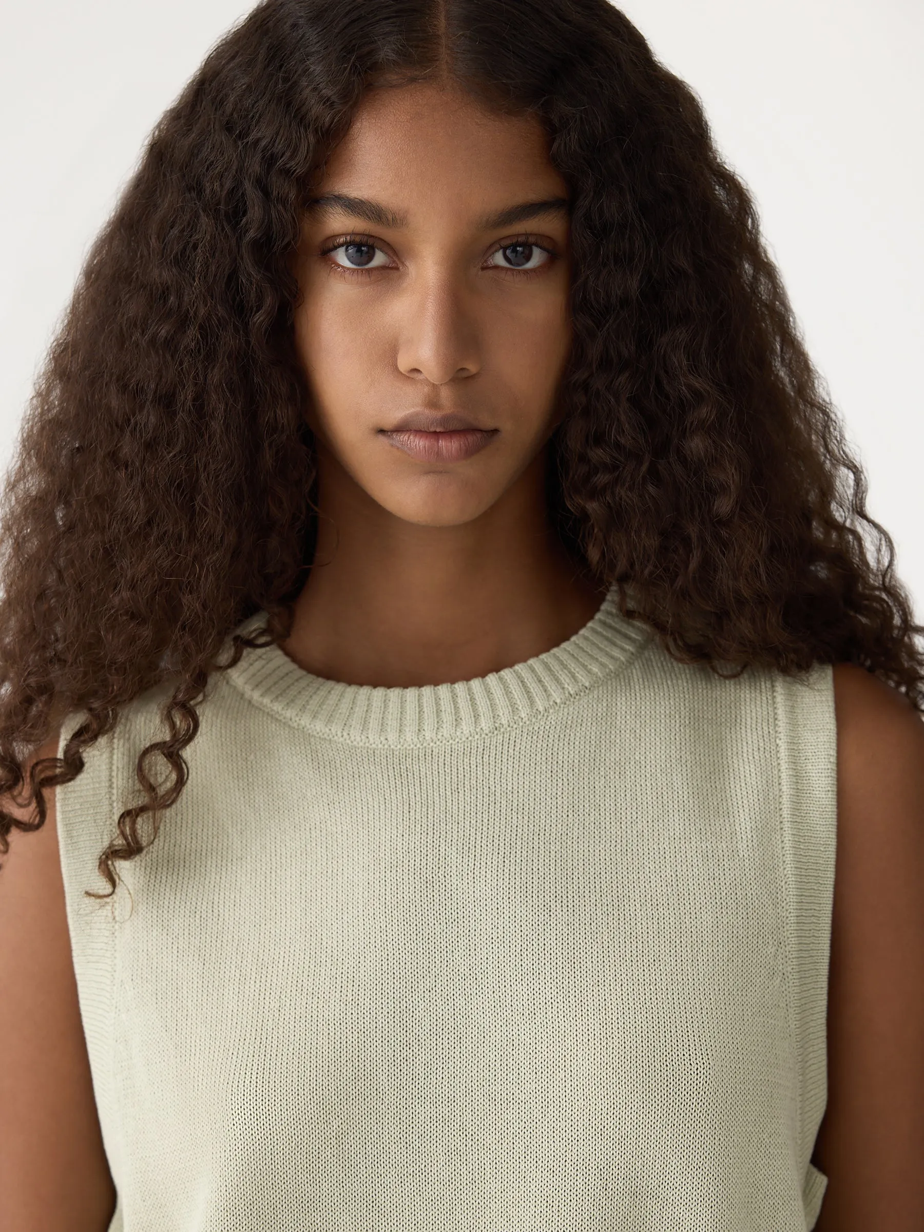 High Twist Cotton Knit Tank sold by Bassike product image thumbnail 3