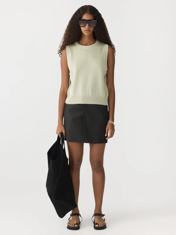 High Twist Cotton Knit Tank sold by Bassike