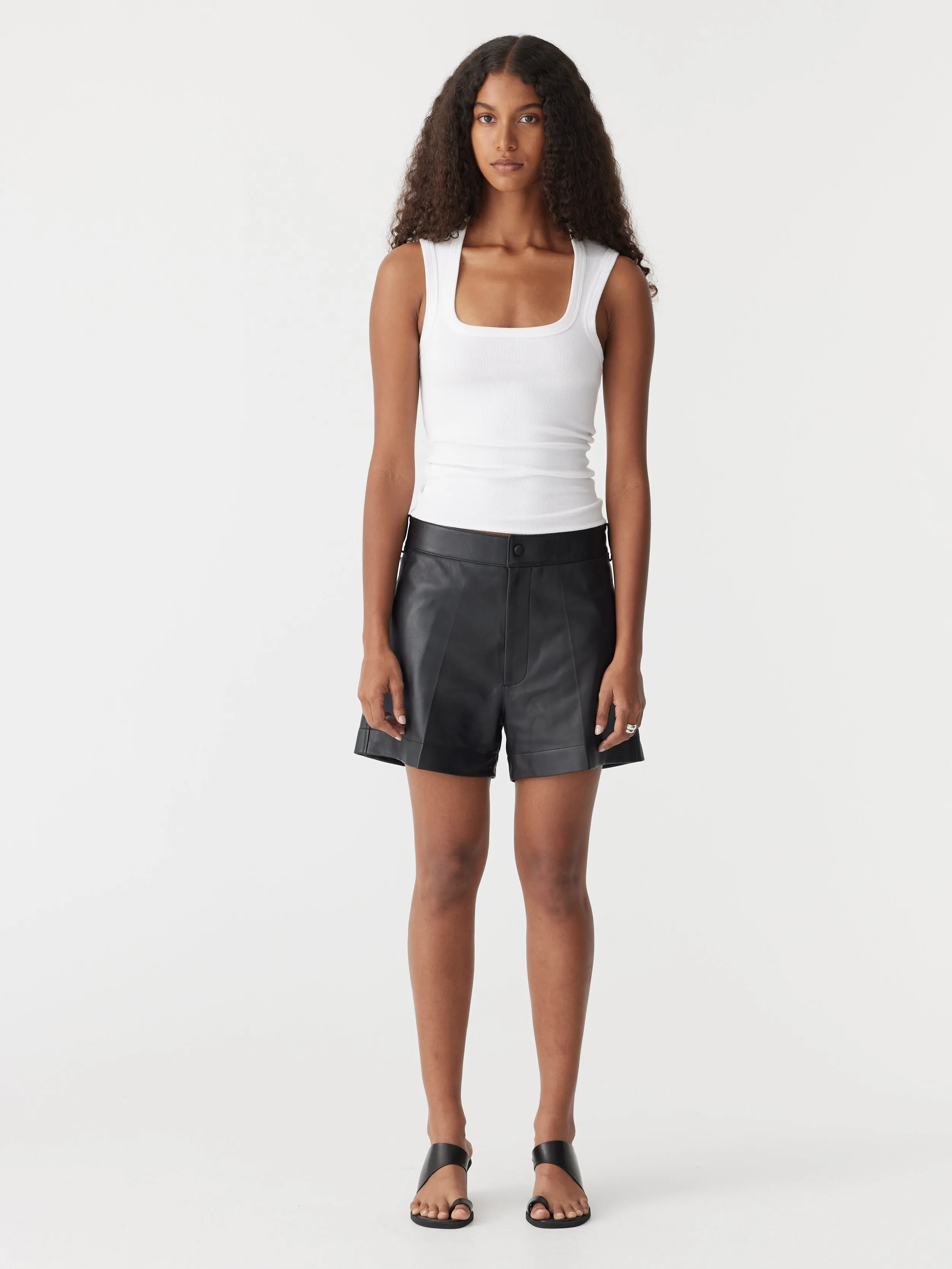 Low Scooped Rib Tank sold by Bassike product image thumbnail 5