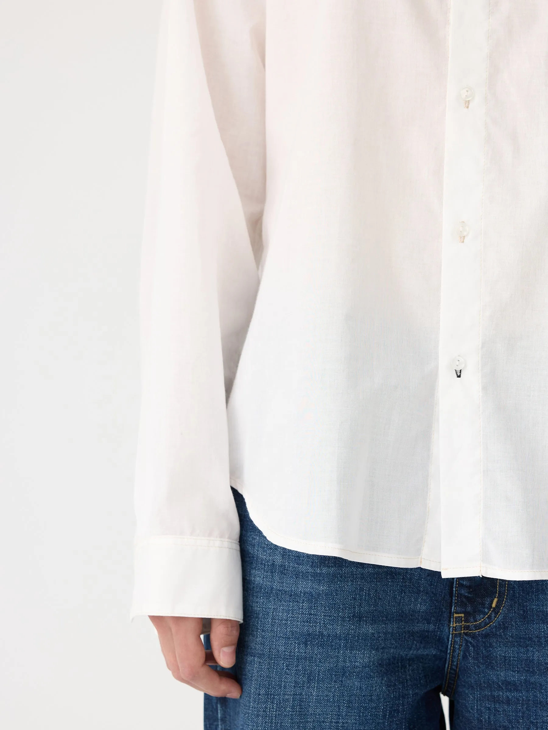 Topstitch Classic Shirt sold by Bassike product image thumbnail 5