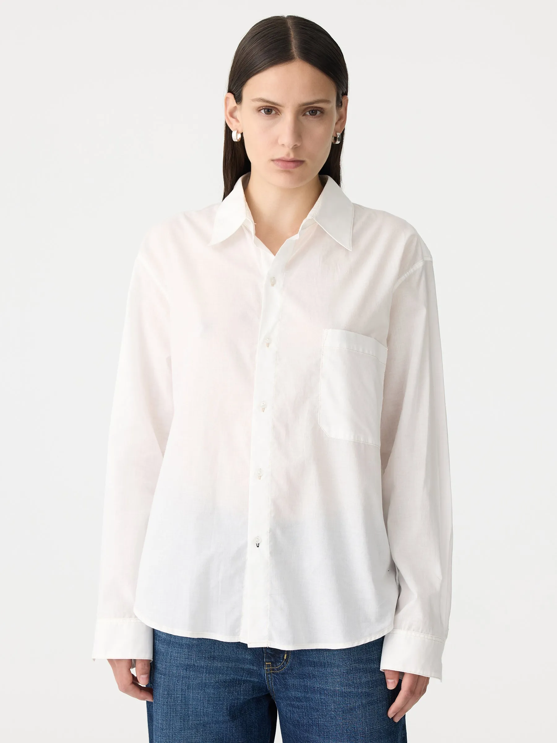 Topstitch Classic Shirt sold by Bassike product image thumbnail 2