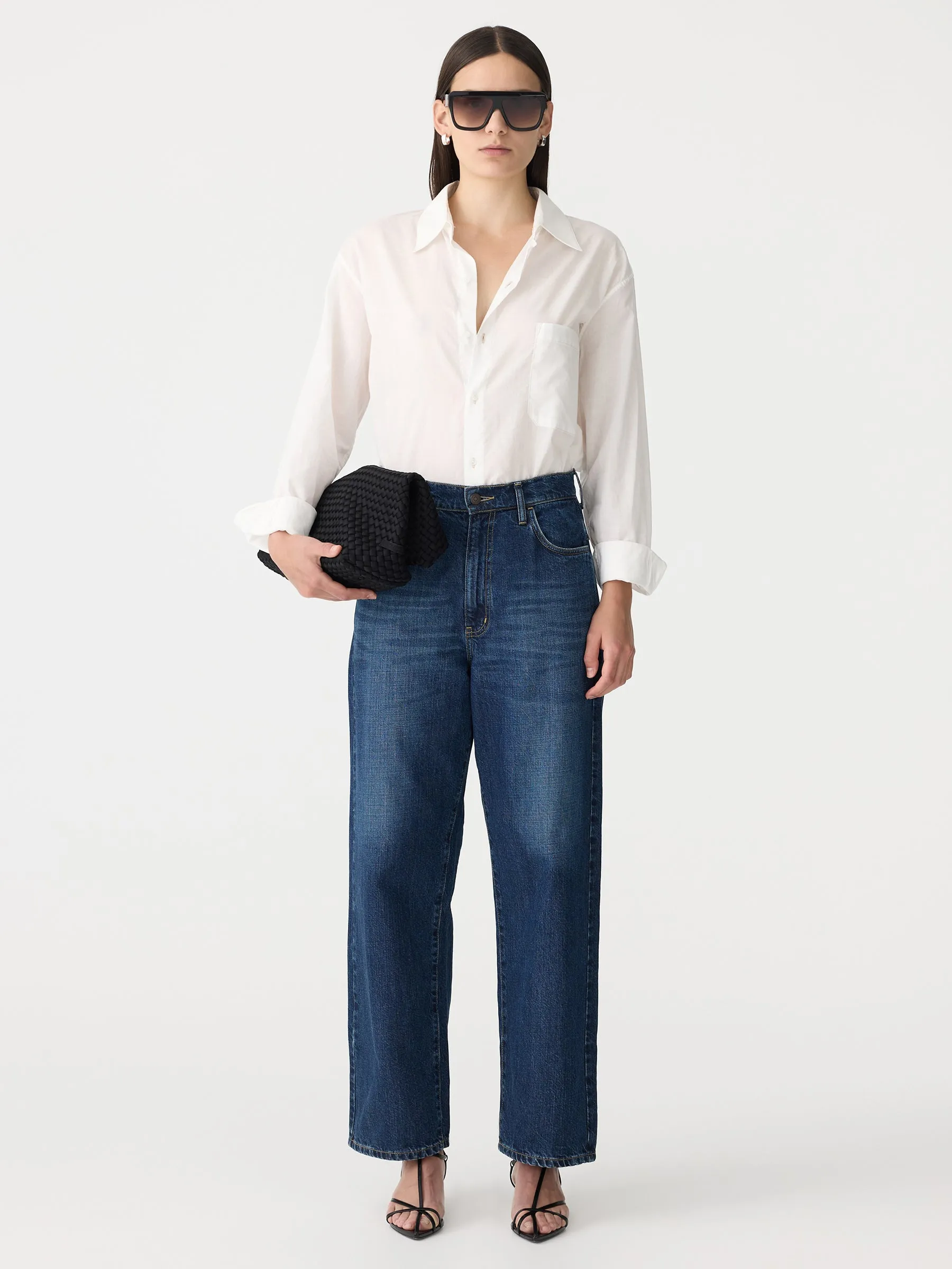 Topstitch Classic Shirt sold by Bassike