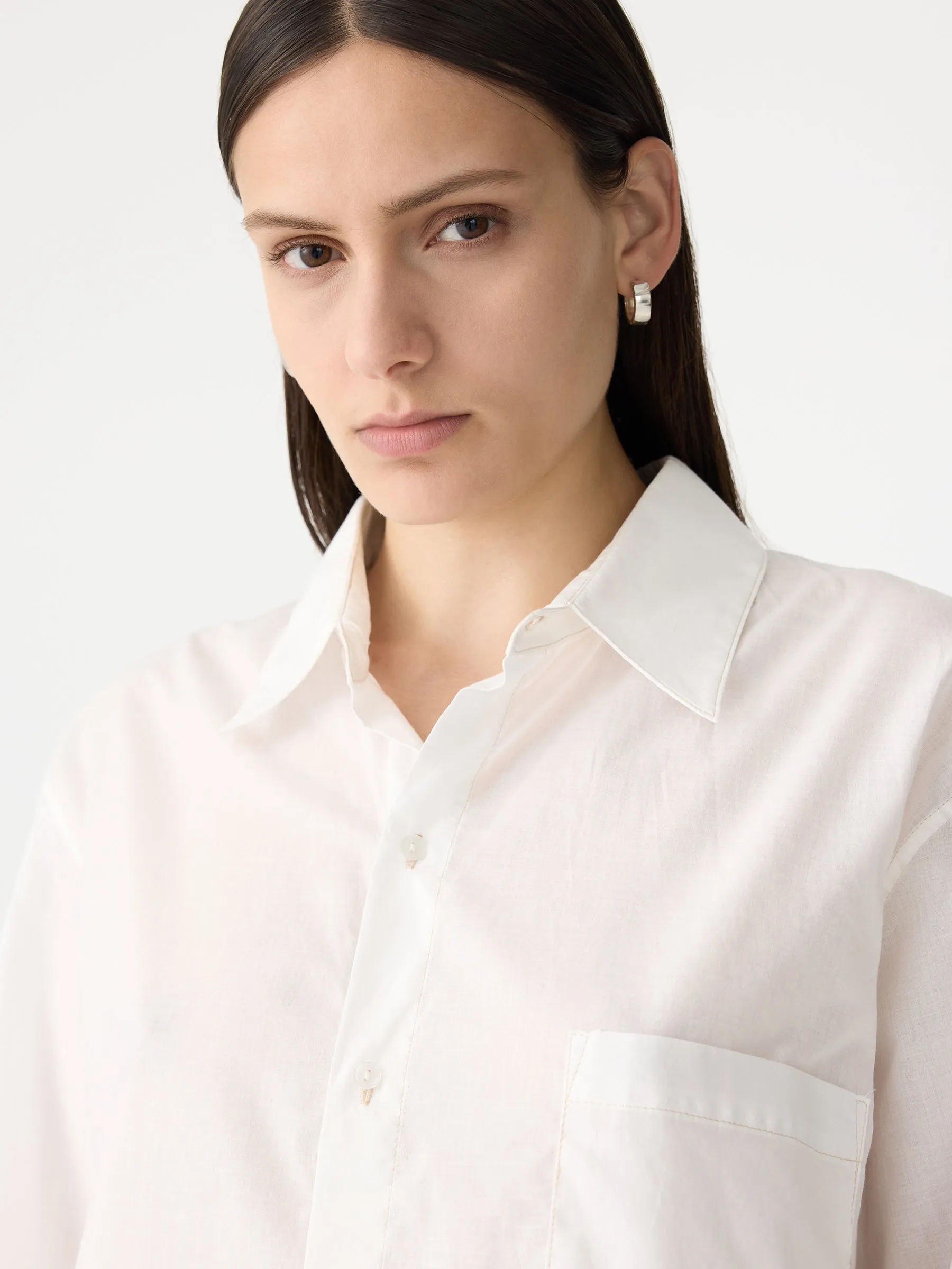 Topstitch Classic Shirt sold by Bassike product image thumbnail 3