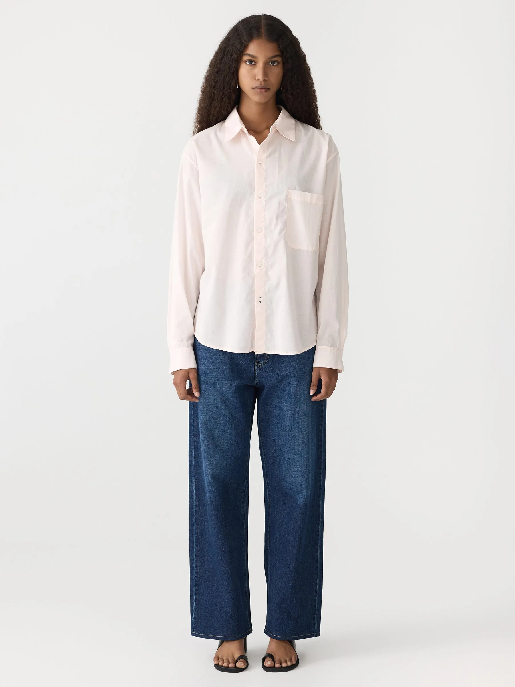 Topstitch Classic Shirt sold by Bassike