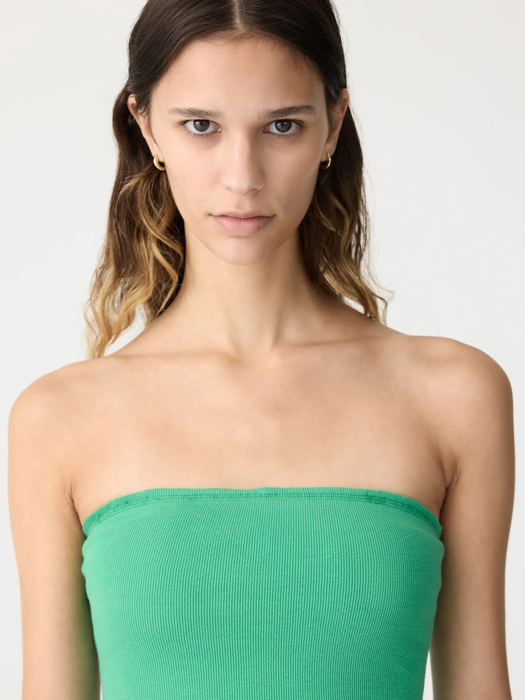 High Split Tubular Tank sold by Bassike product image thumbnail 3