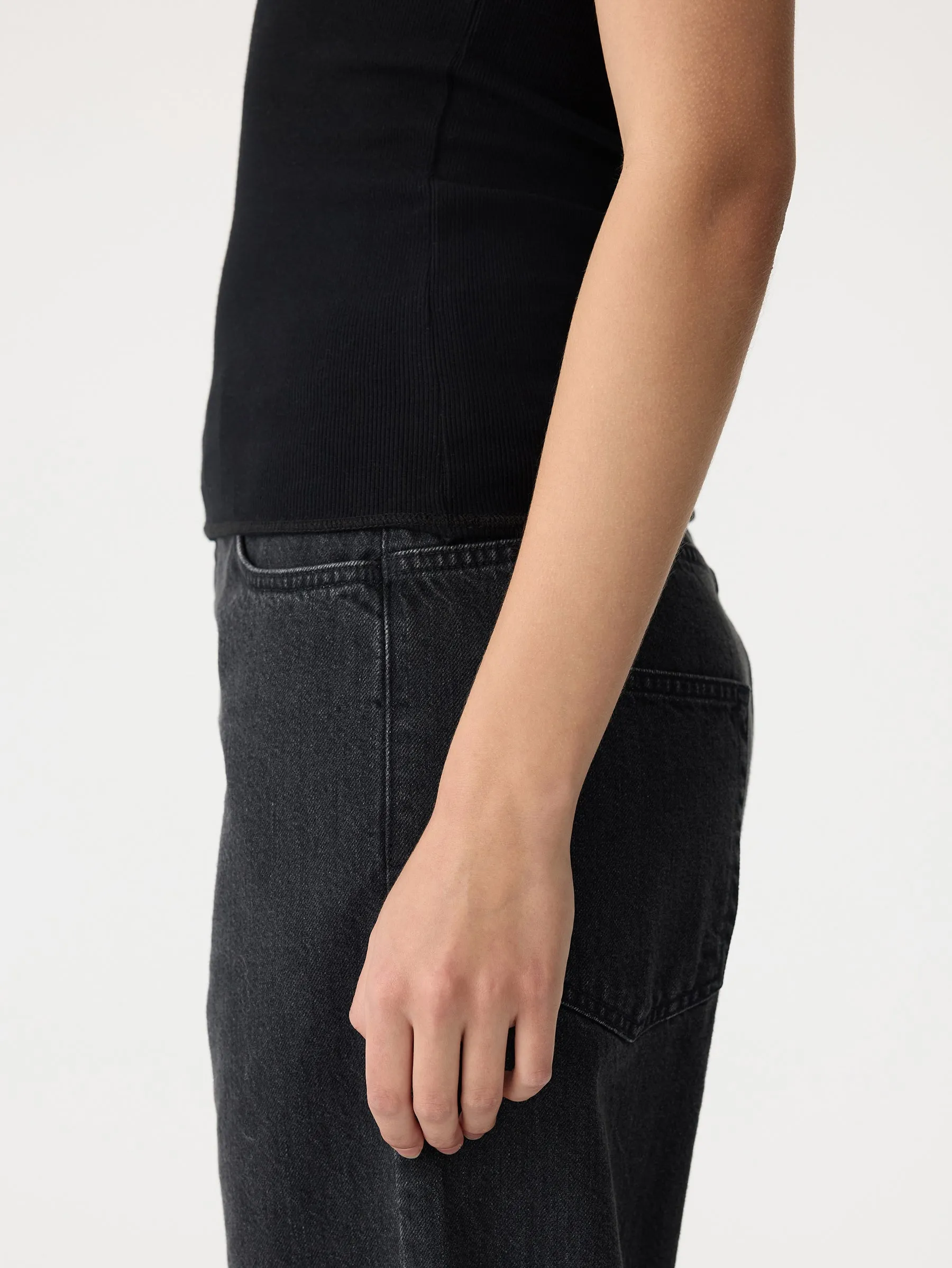 Low Scooped Rib Tank sold by Bassike product image thumbnail 3