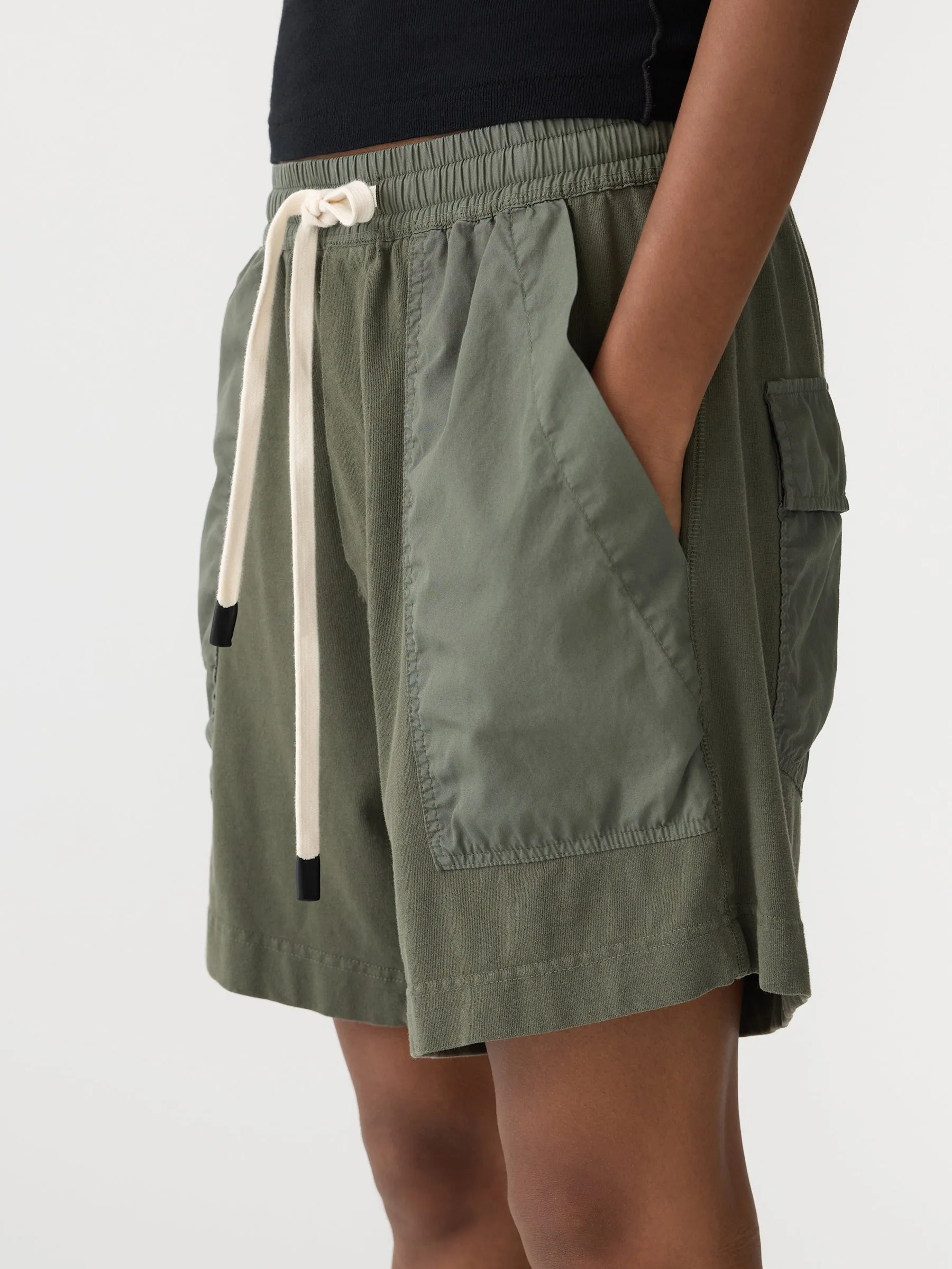 Contrast Pocket Detail Short sold by Bassike product image thumbnail 3